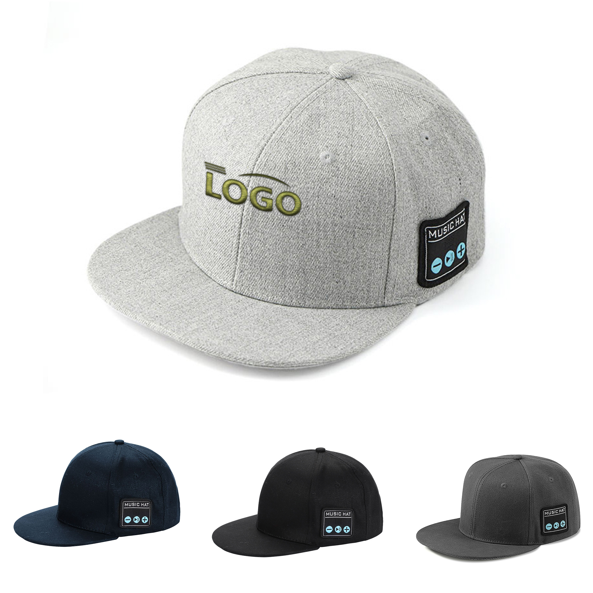 Stylish Wireless Speaker Hat with Built-in Dual Speakers 2