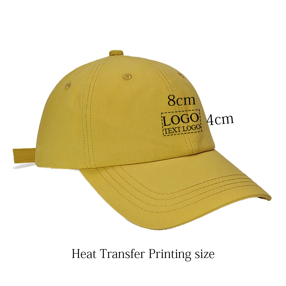Simple Versatile Heat transfer Custom Dad Hat 1