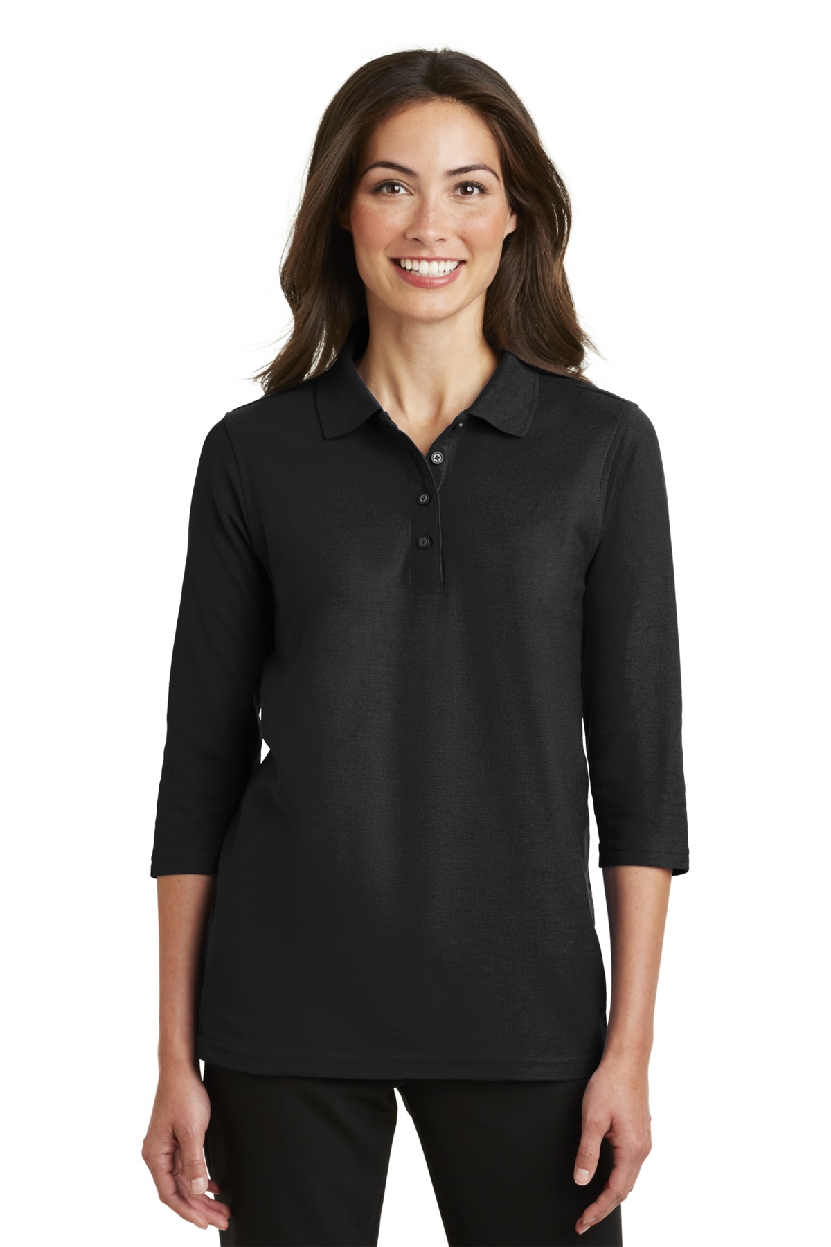 Women's Silk Touch 3/4-Sleeve Polo