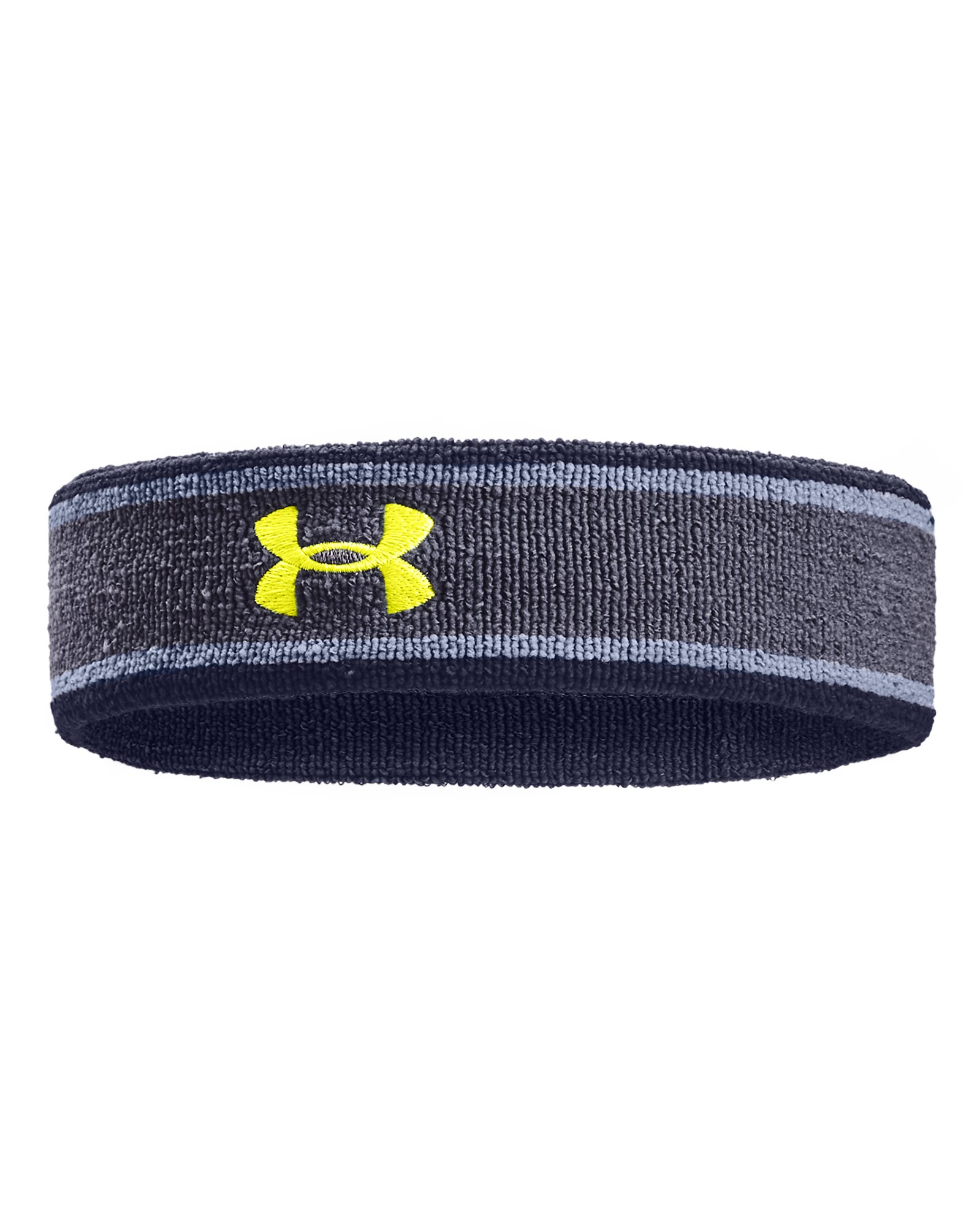 UA Striped Performance Terry Unisex Headband 1