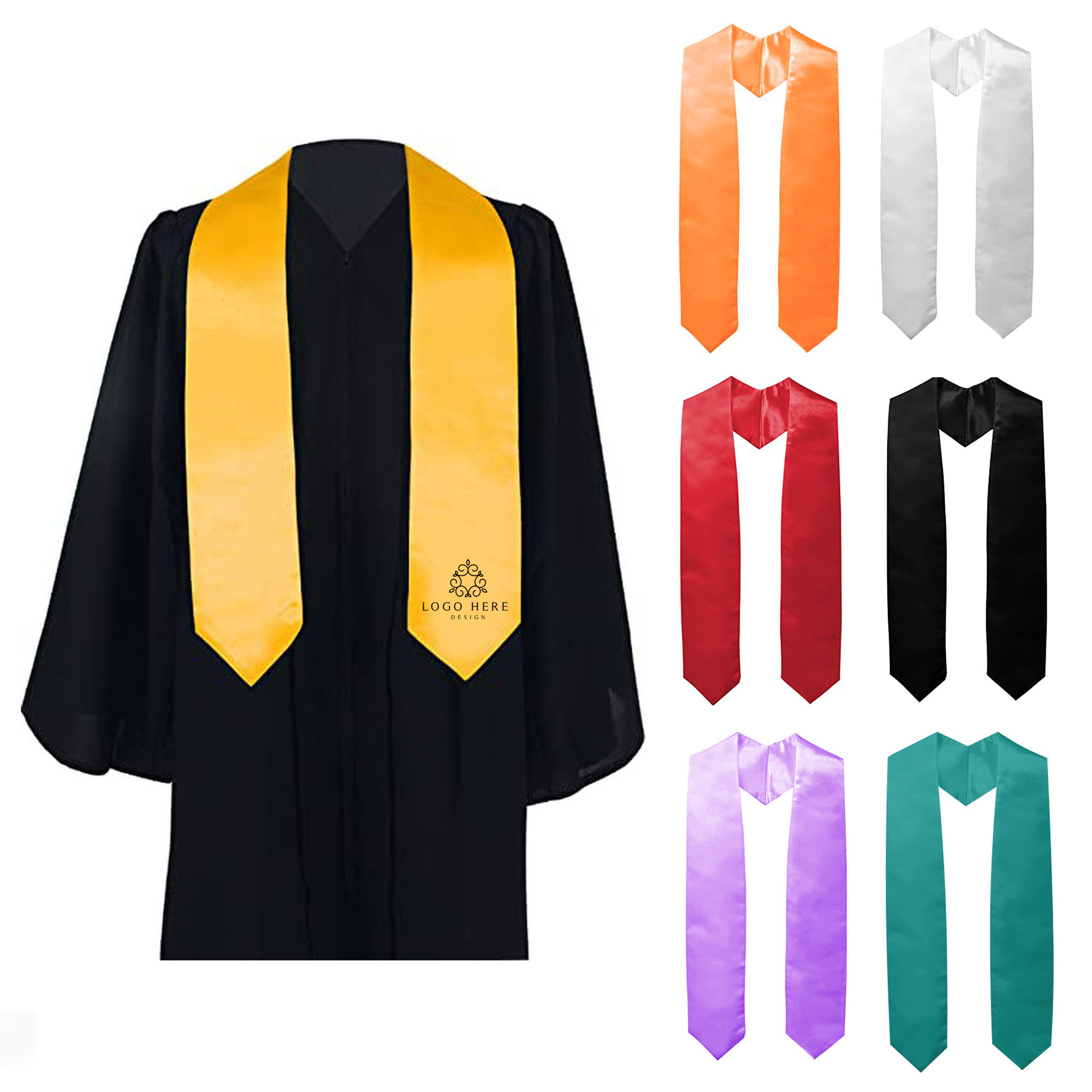 Unisex Graduation Honor Stoles Sash 1