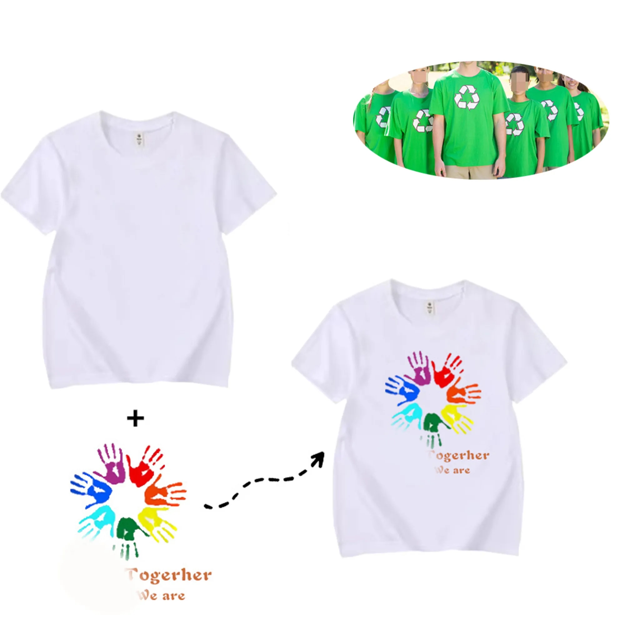 Customized Round Neck Short-Sleeve T-Shirt