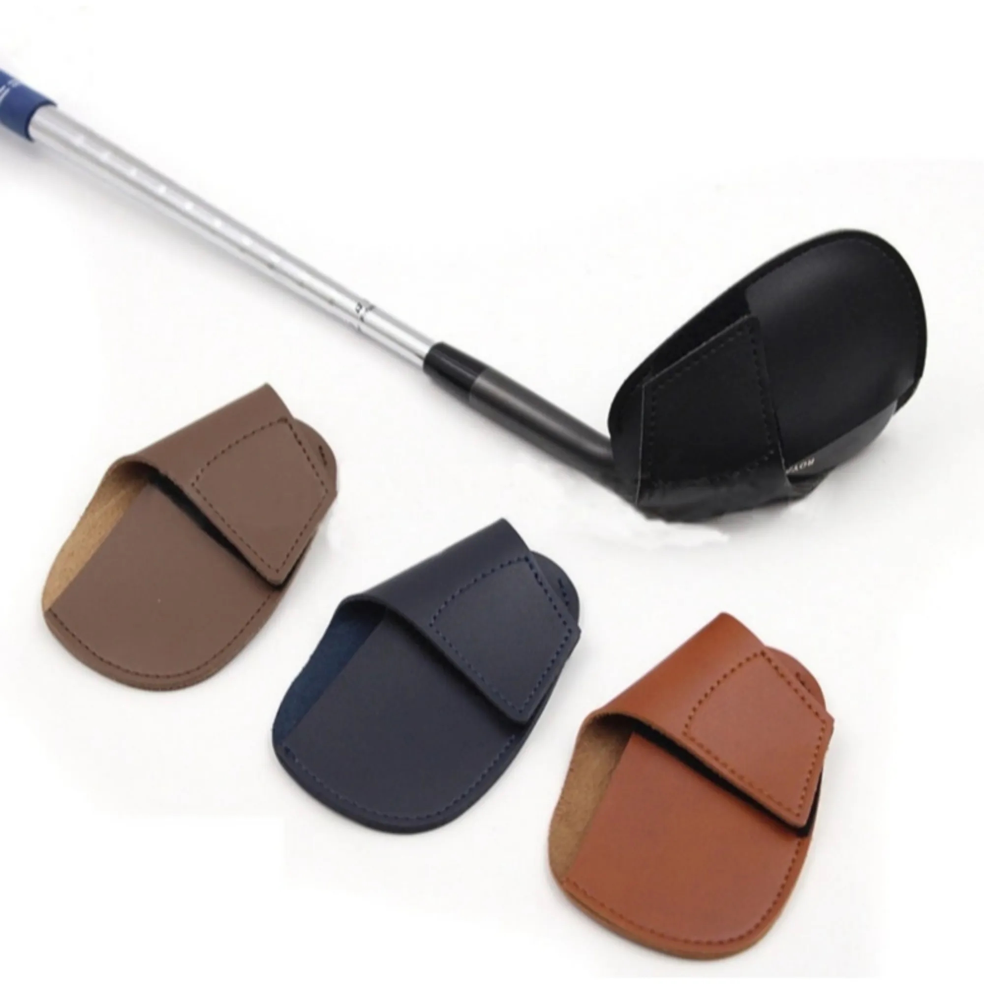 Leather Golf Iron Head Covers Set 19