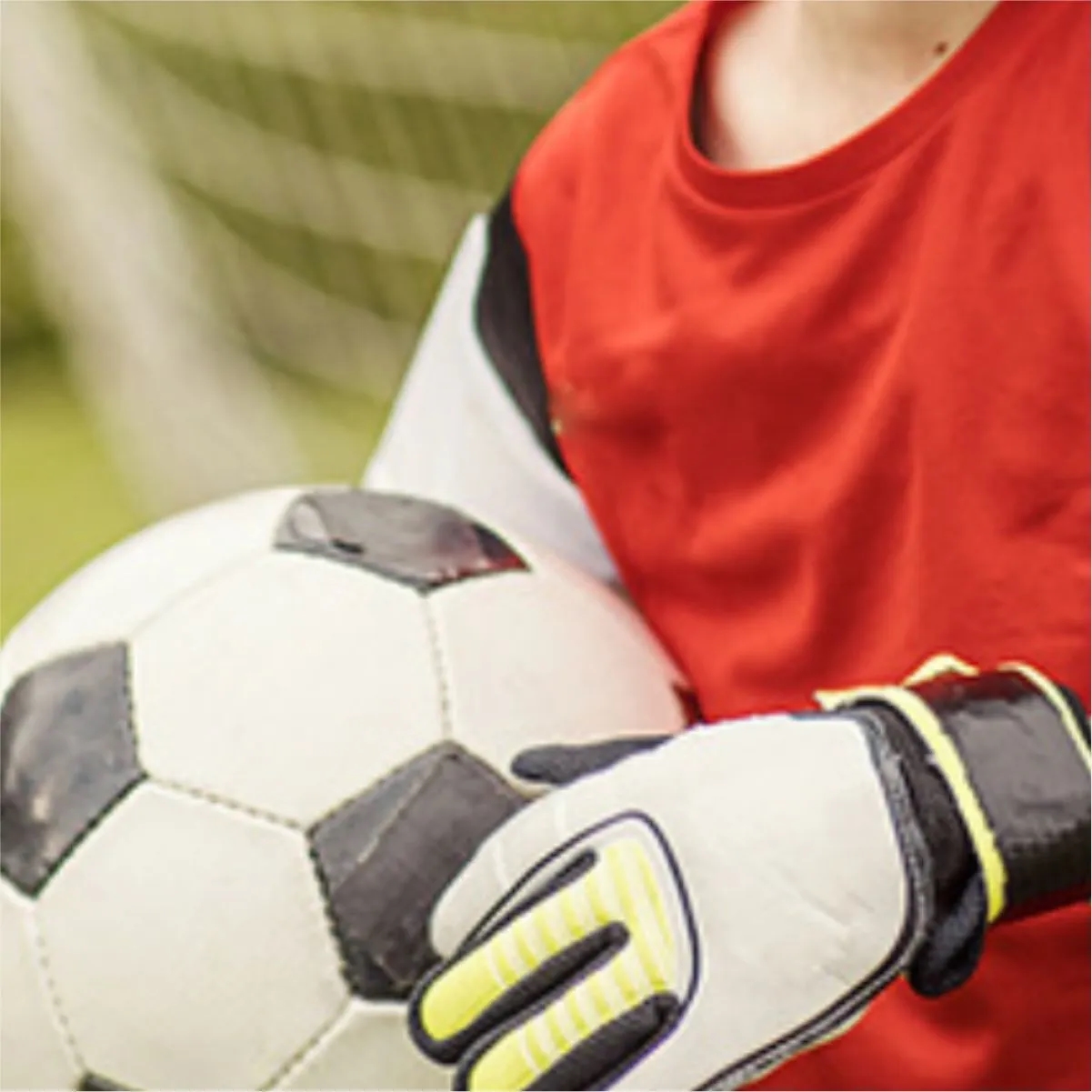 Breathable Goalkeeper Gloves With Grip And Wrist Strap 6