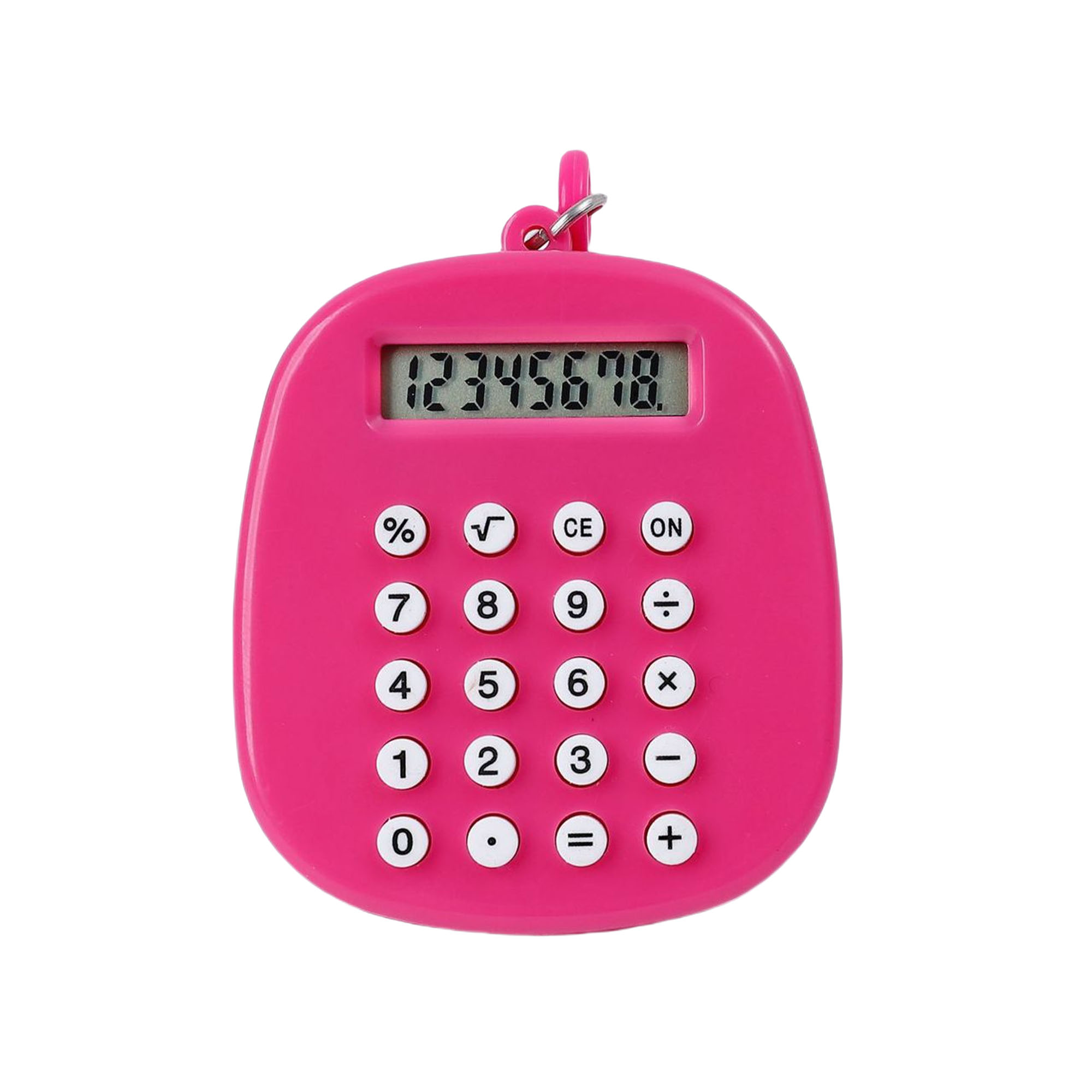 Mini Electronic Calculator Keychain with Maze Luggage Tag 3