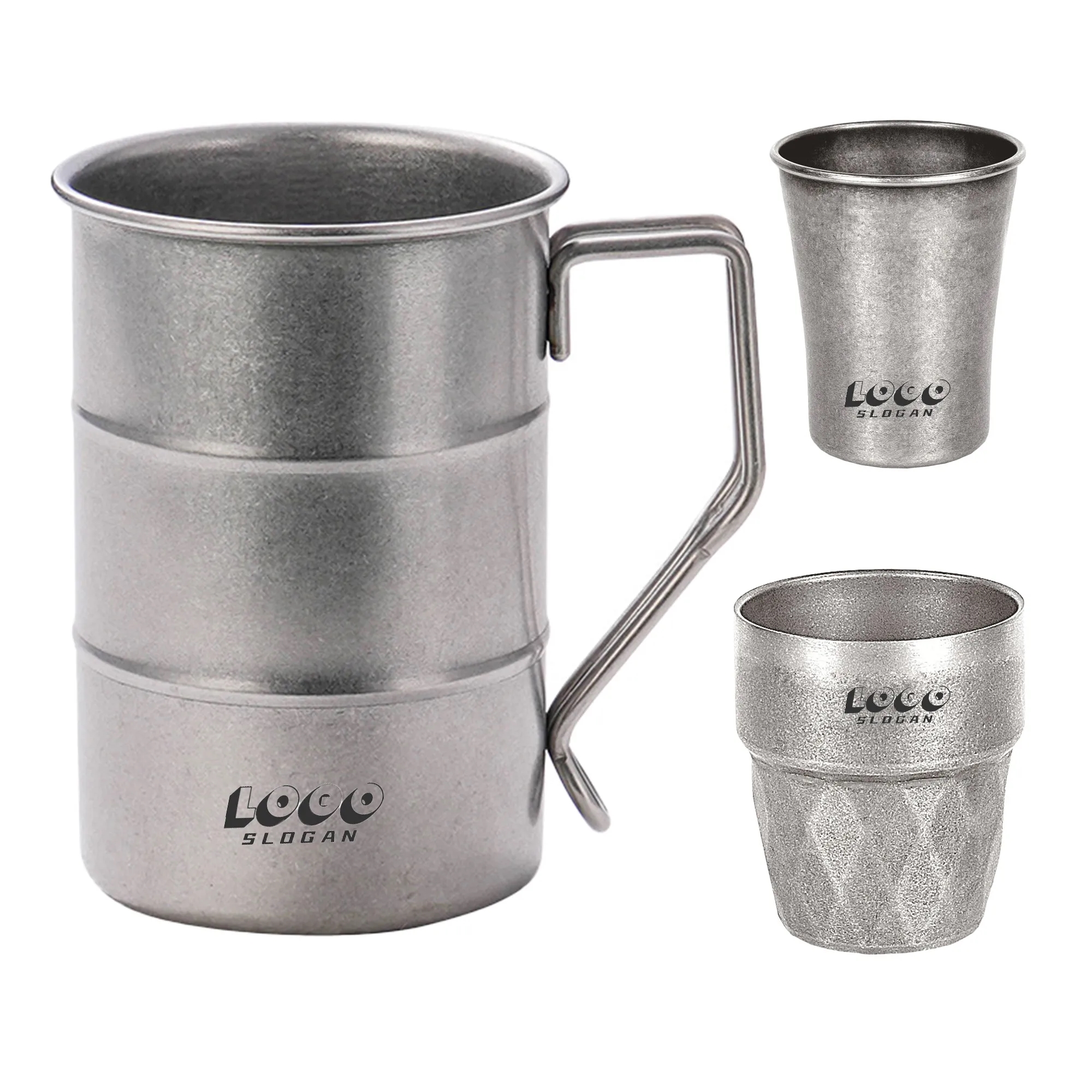 Vintage Oil Drum Stainless Steel Mug
