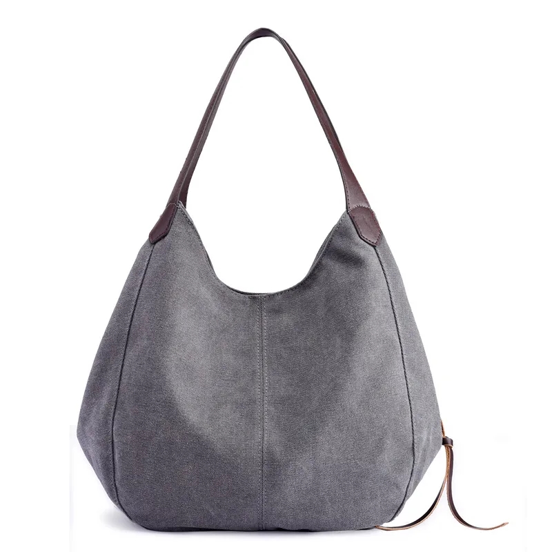Canvas Tote Shoulder Bags, custom tote bag with logo imprint 4