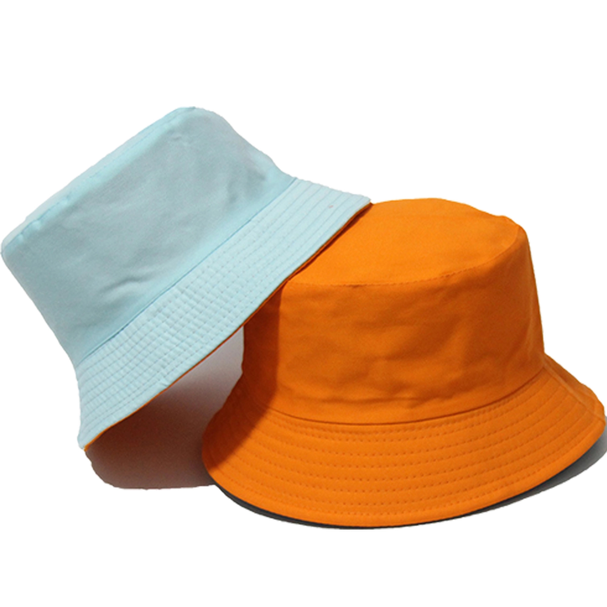 100% Cotton Double-sided Available Foldable Bucket Hat 2