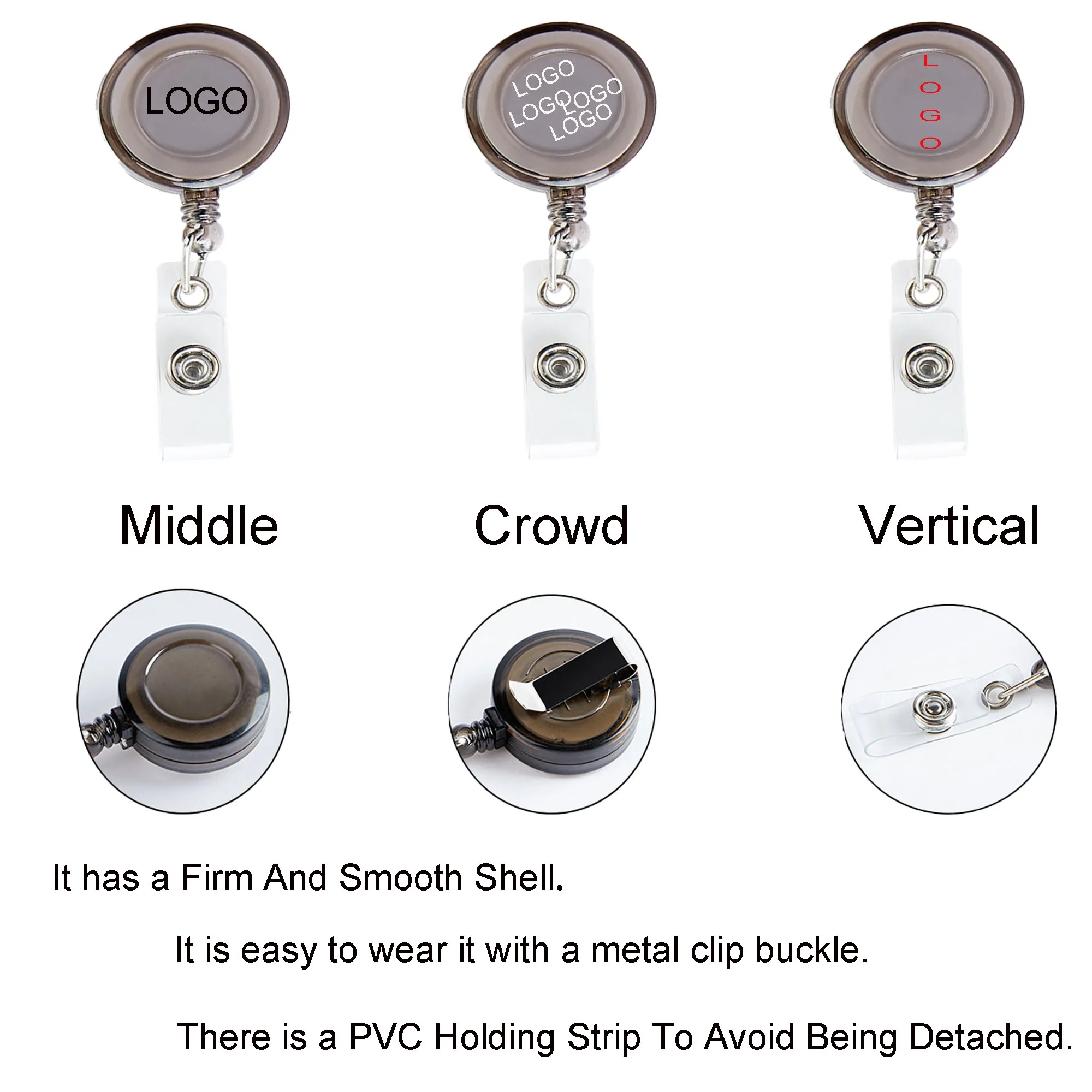 Badge Holder Belt Clip Reel 3