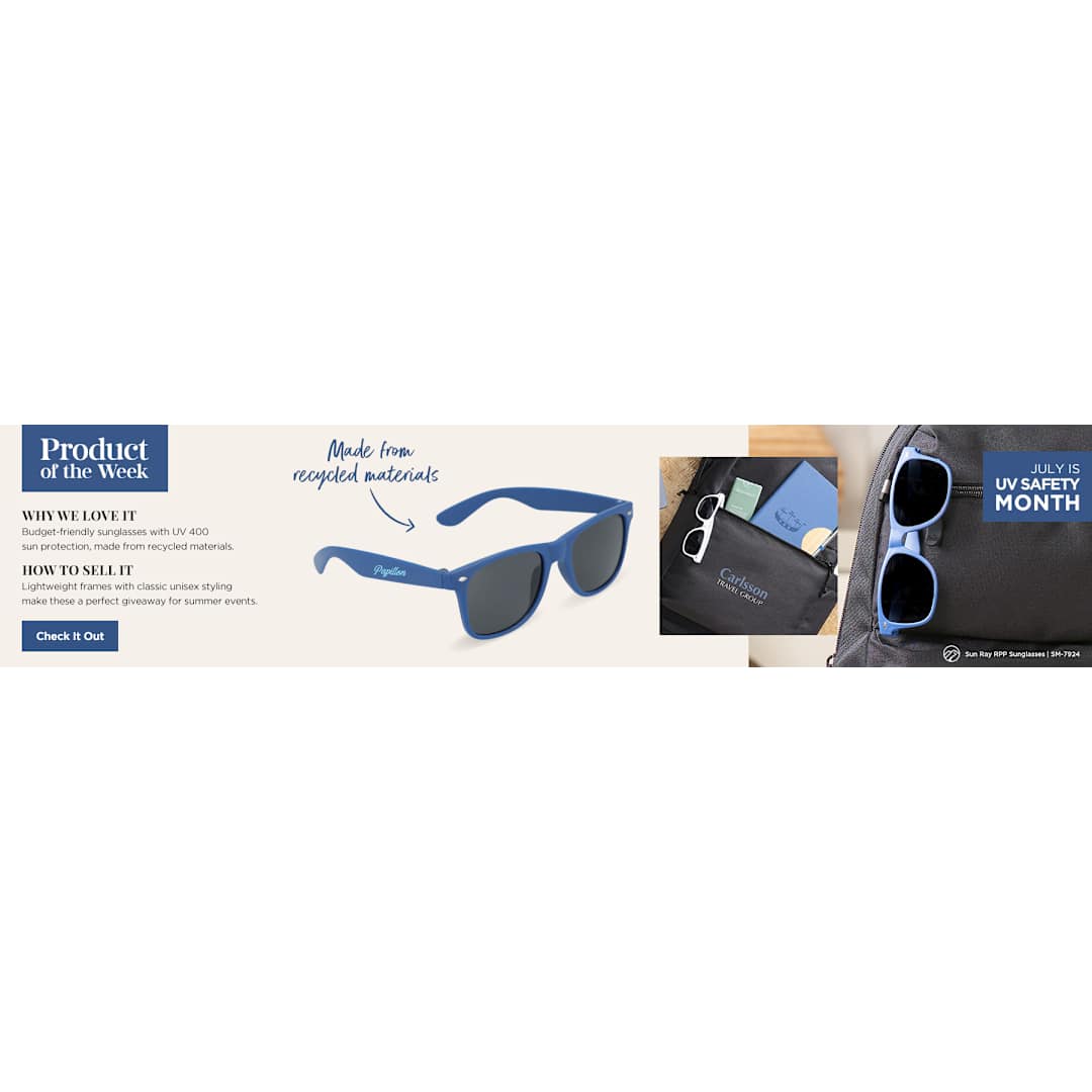 Sun Ray Recycled Sunglasses 169