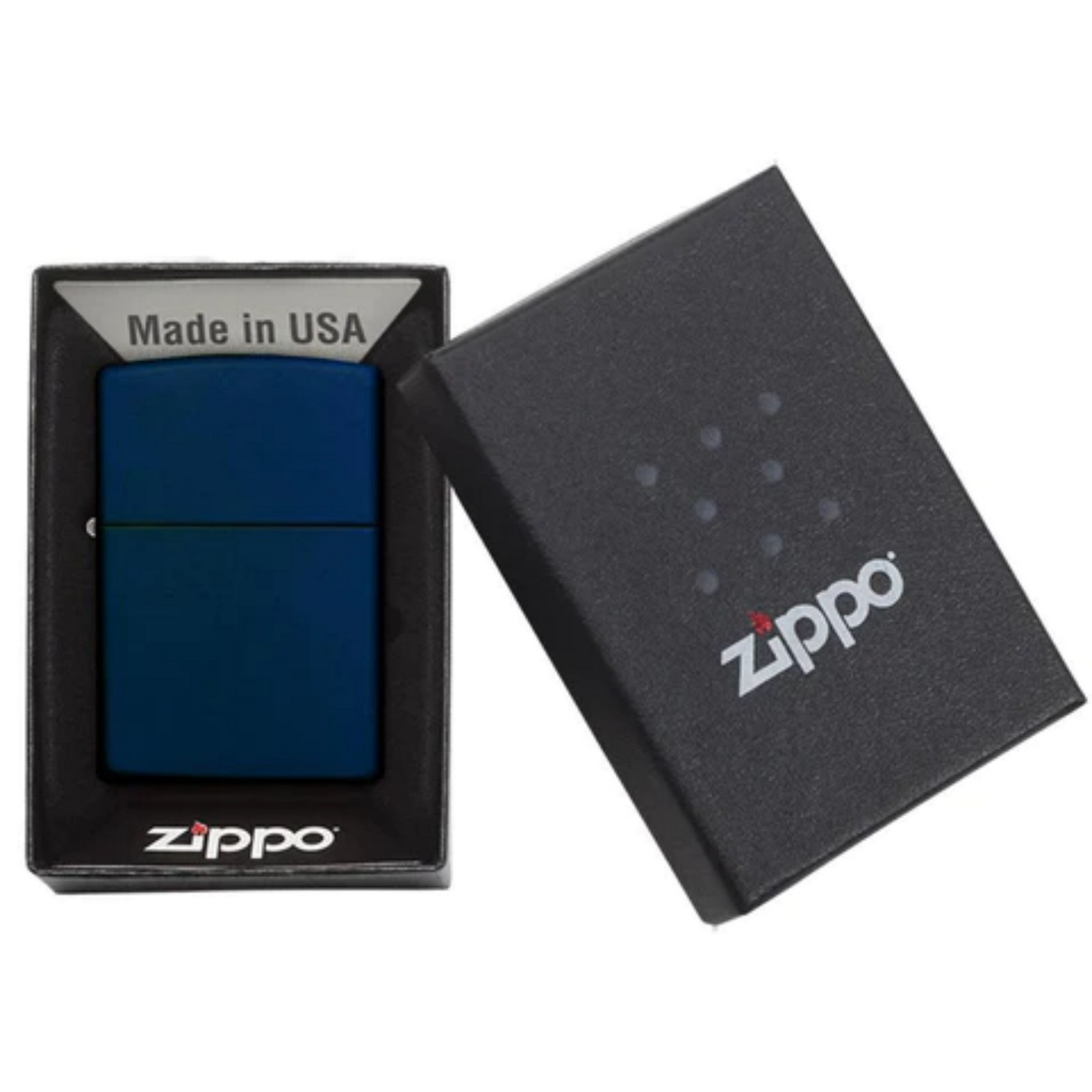 Genuine Zippo windproof lighter - Navy Matte 4