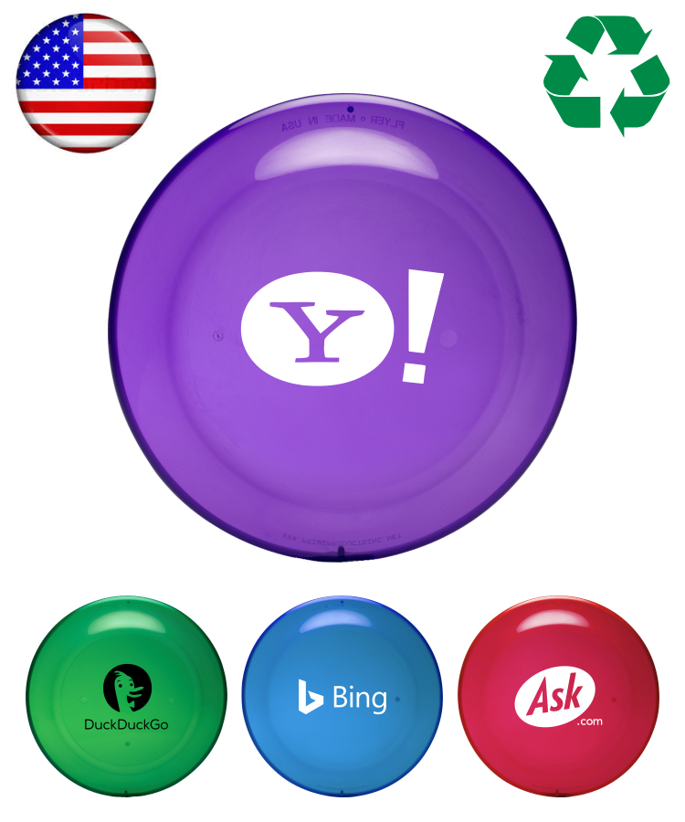 USA Made - Frisbee - 9 inch Round Flying Disc - Frosted Colors 1