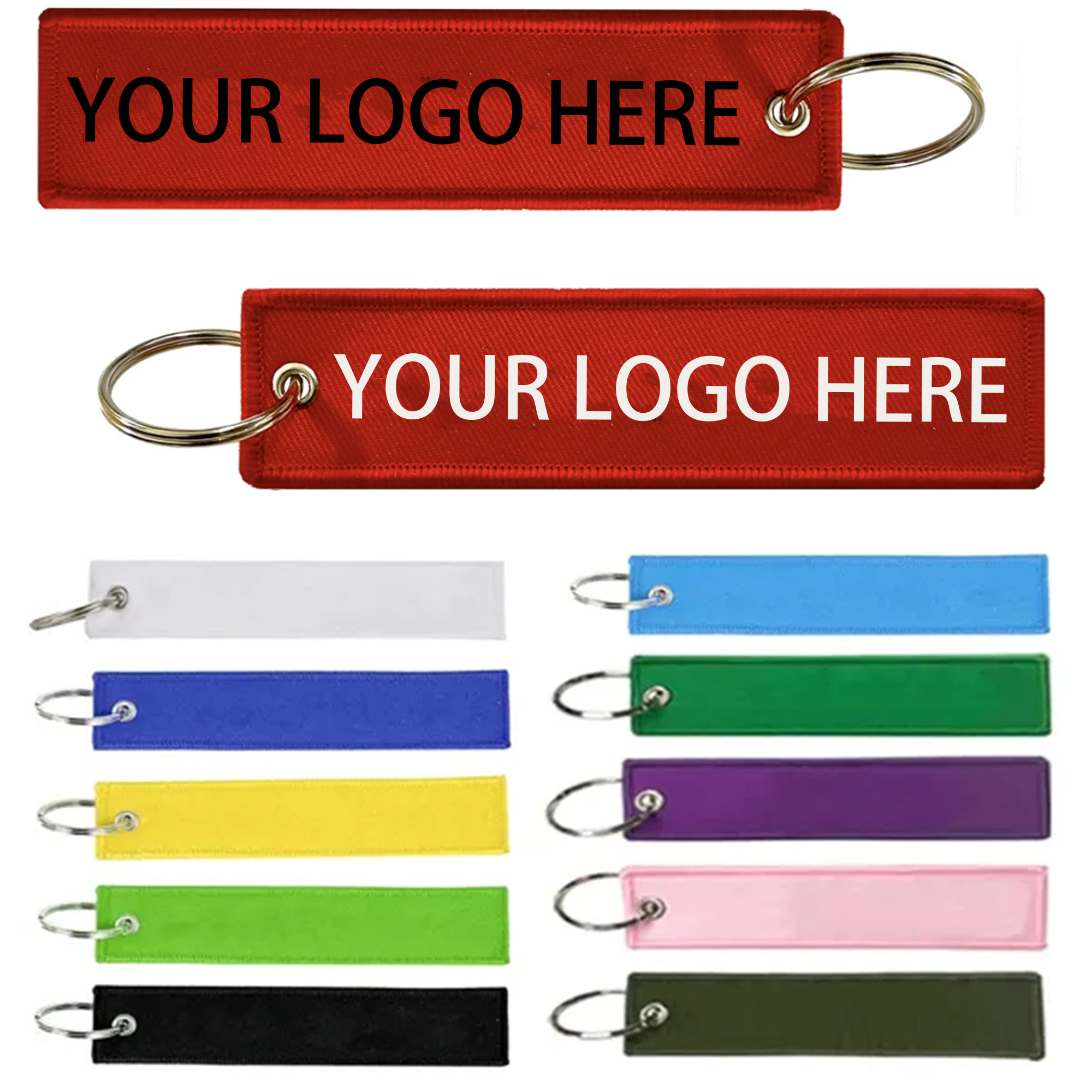 Personalized Exquisite Double-Sided Embroidered Keychain 2
