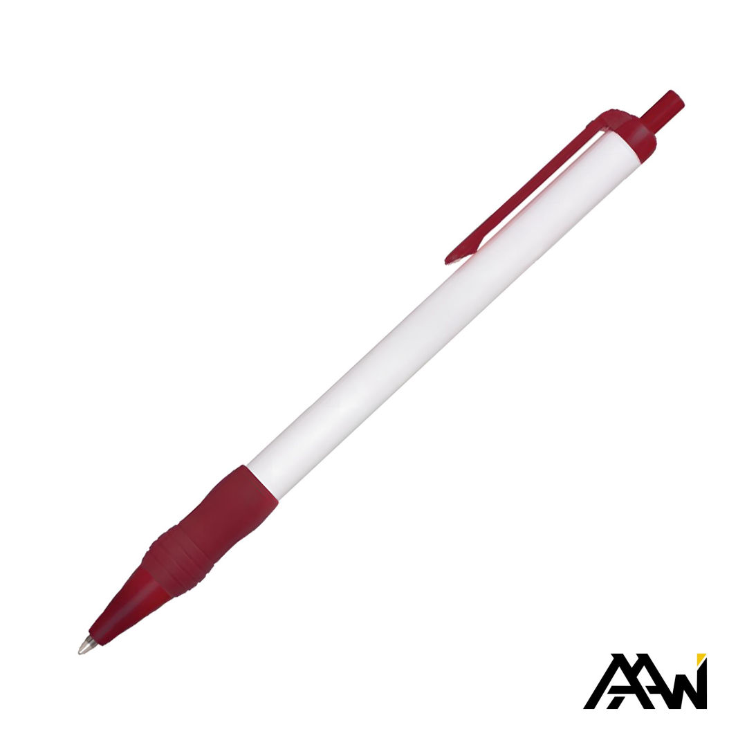 Value Slim Grip Pen w/Glossy Barrel & Matte Colored Trim 16