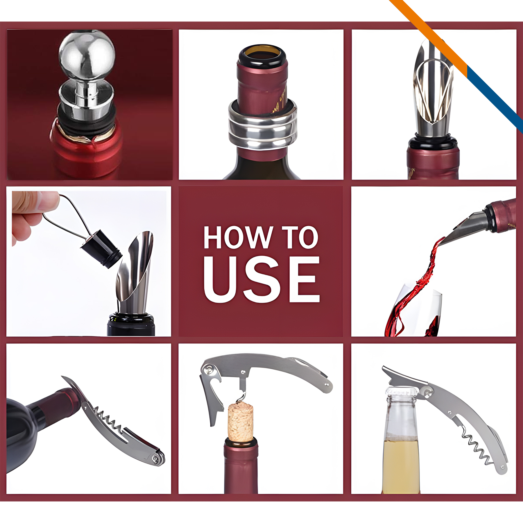 Hiber Wine Opener Set 4