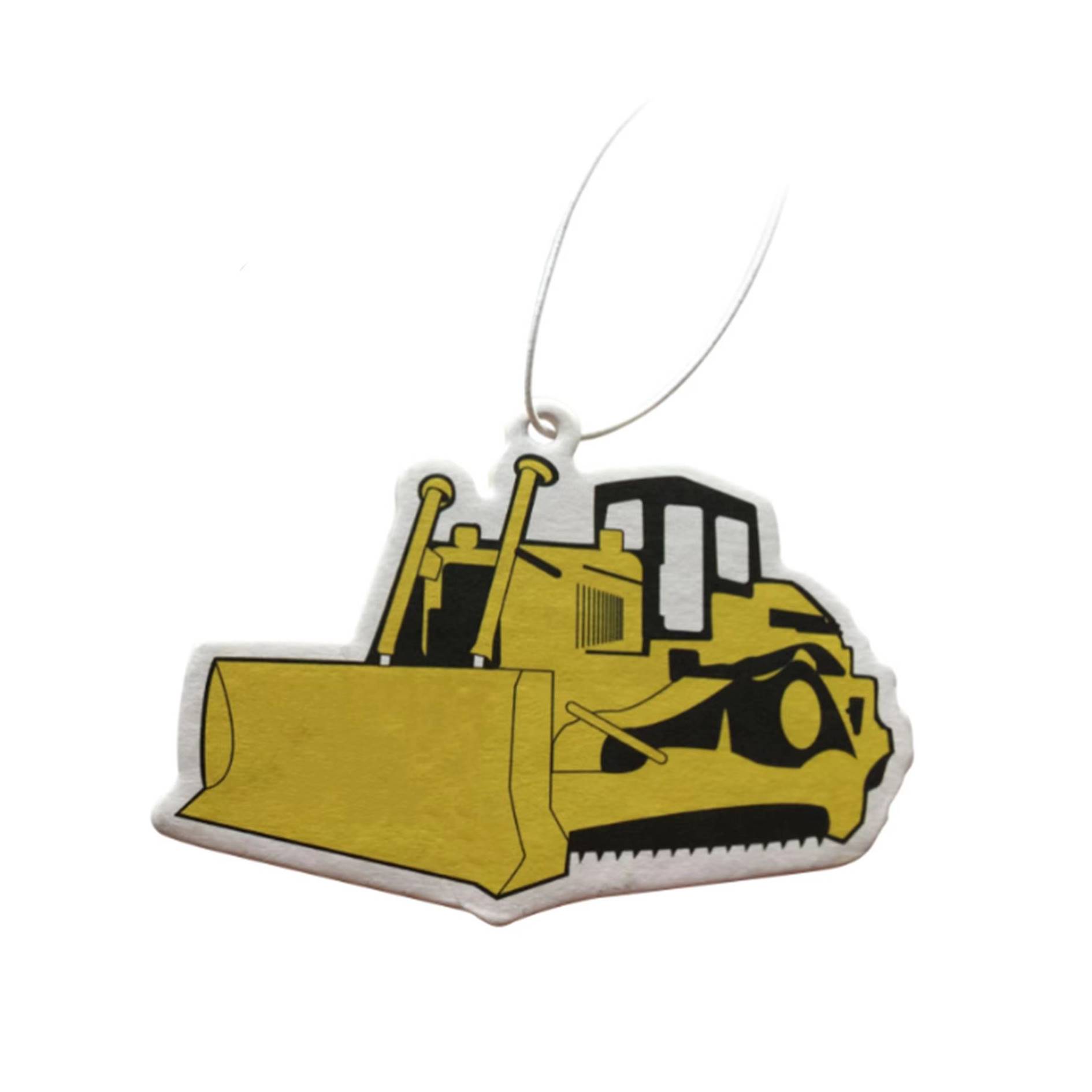 Bulldozer Shaped Paper Air Freshener 3