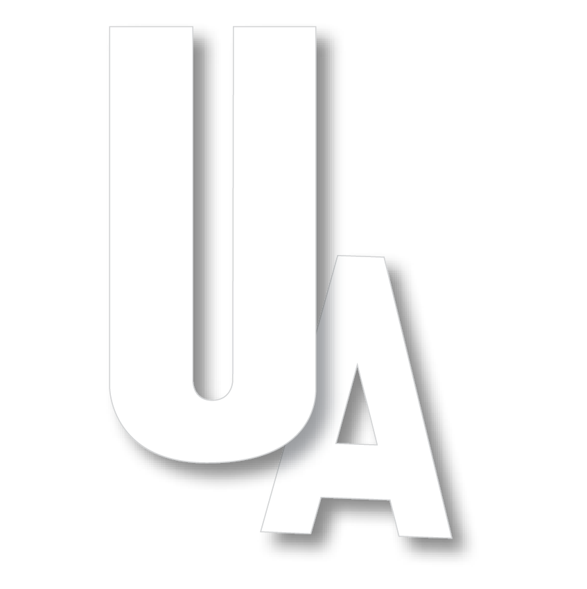6" Individual White Letter or Number Sticker 1