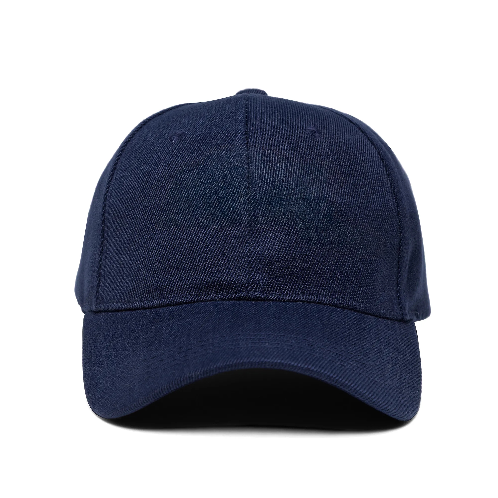 Promo Poly-Cotton 6 Panel Velcro Strap Baseball Cap 16
