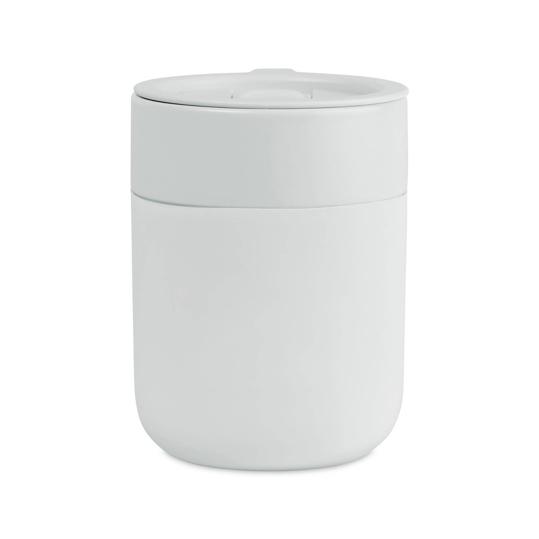 12oz Ceramic Mug with Lid 2