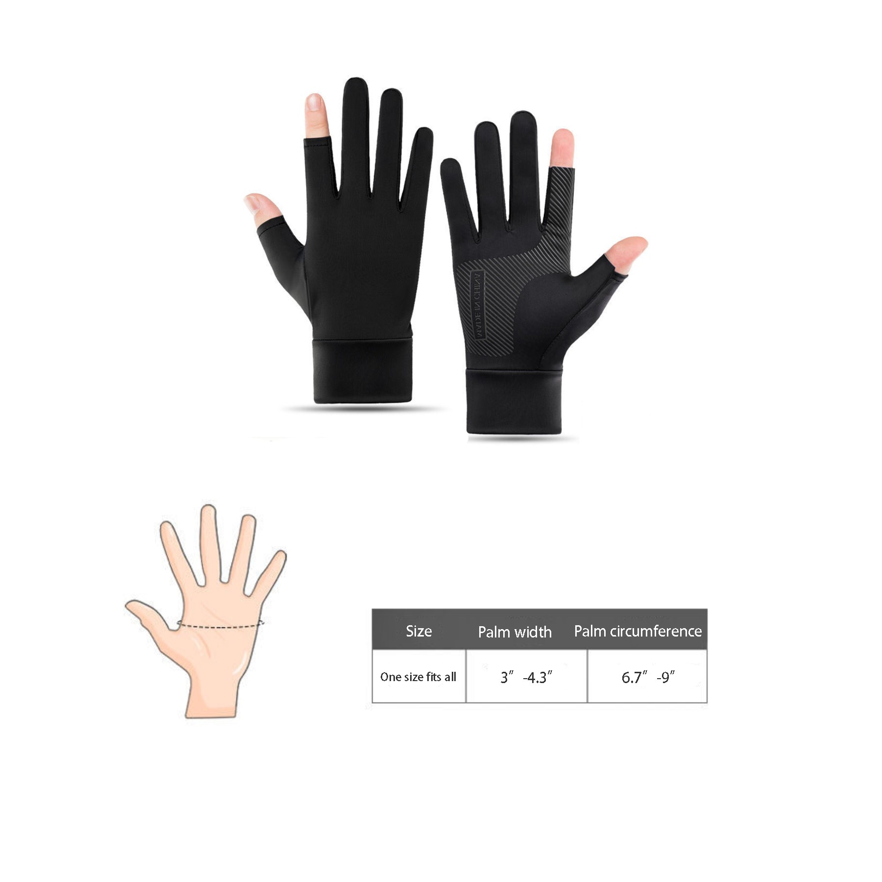 Men Summer Sun Gloves 3