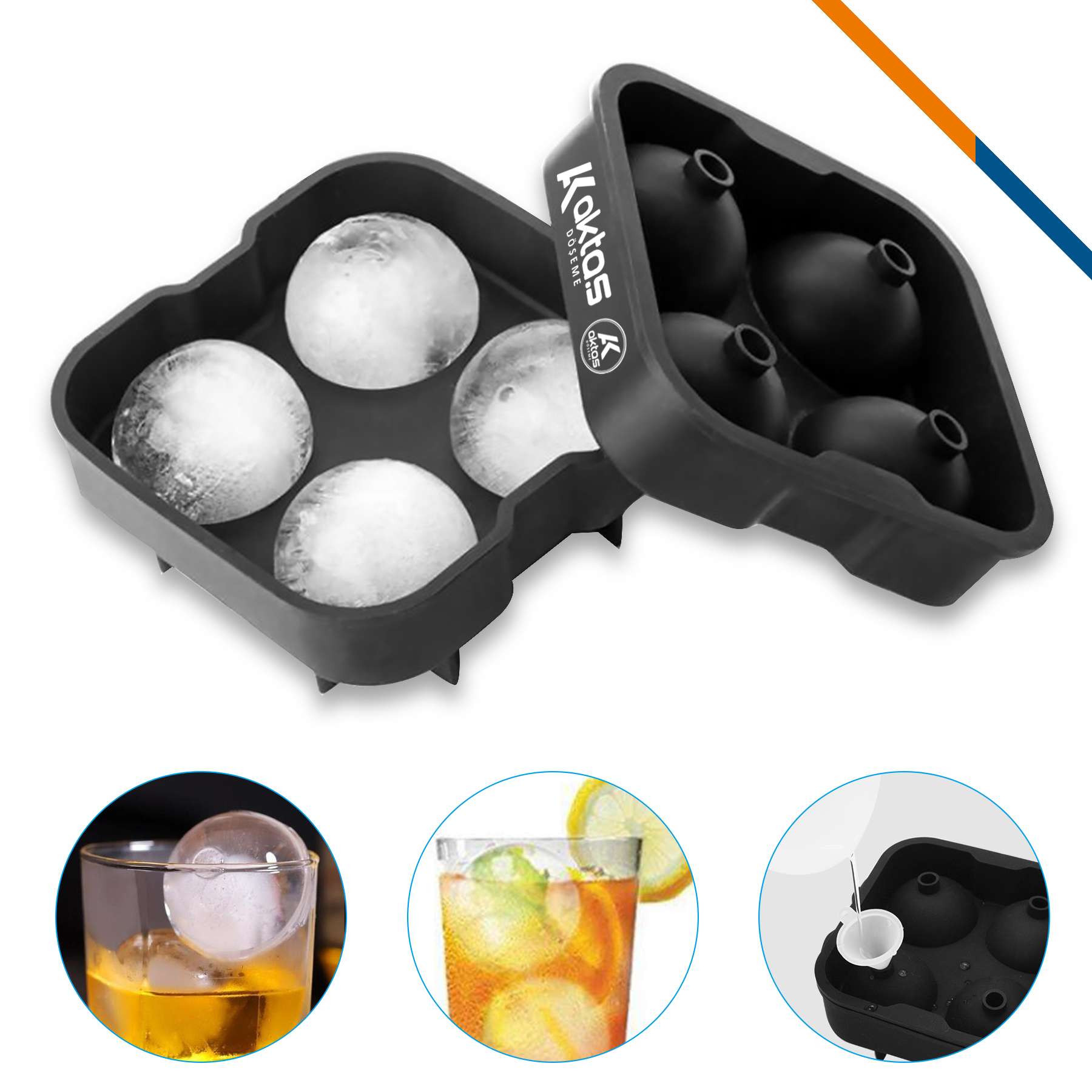 Irving Silicone Cocktail Ice Ball Maker 3