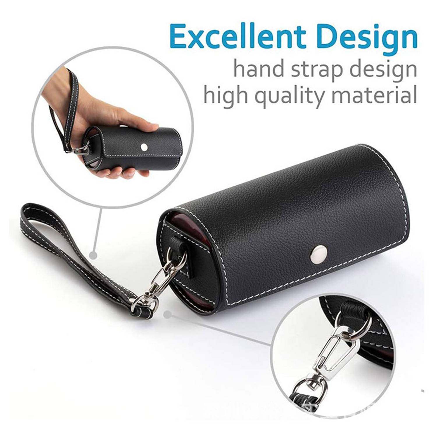 Weekly Pill Box Organizer With PU Leather 3