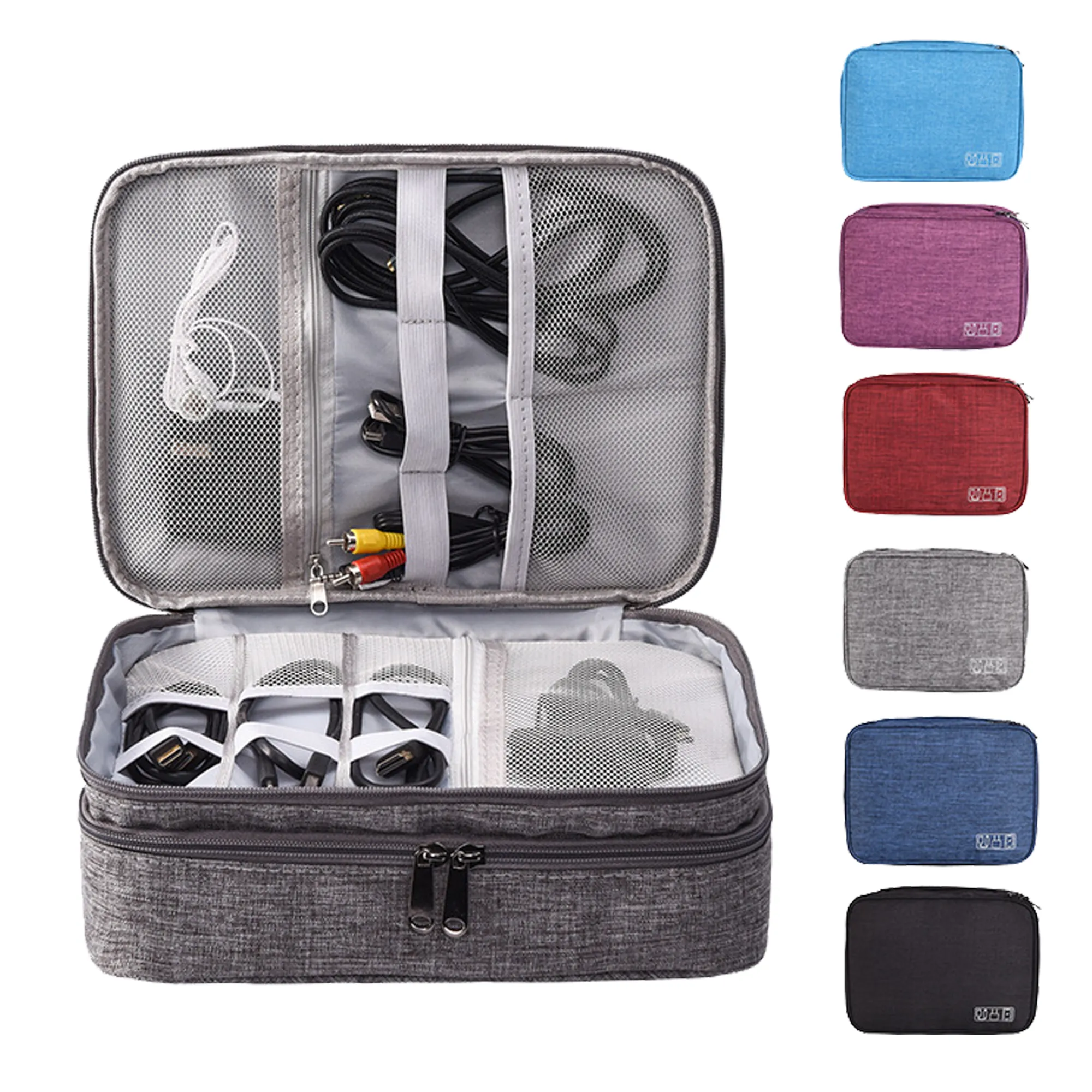 Three Layer Data Cable Storage Bag 9