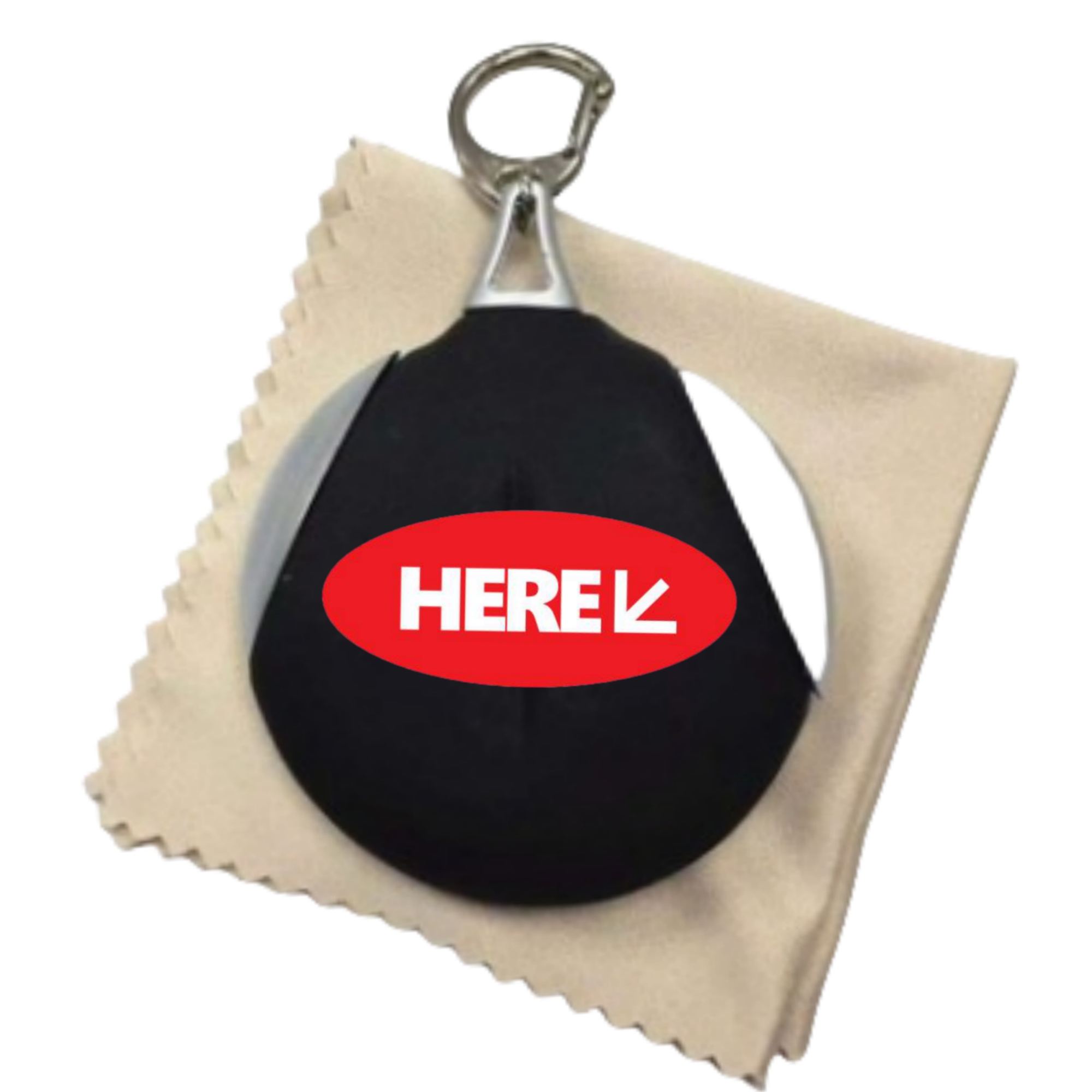 Budget Pocket Microfiber Lens Cloth Key Chain 2
