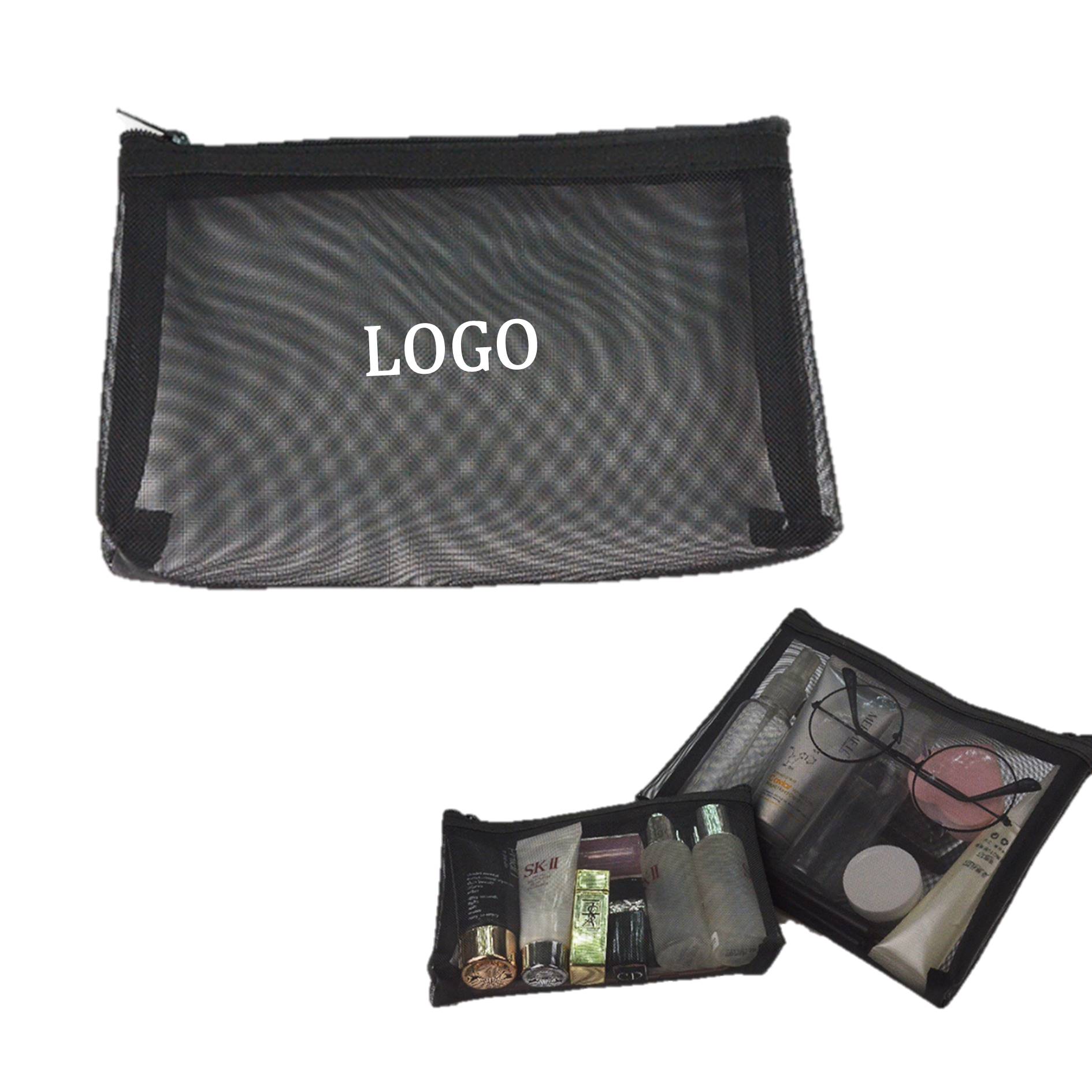 Zippered Mesh Makeup Pouch 3