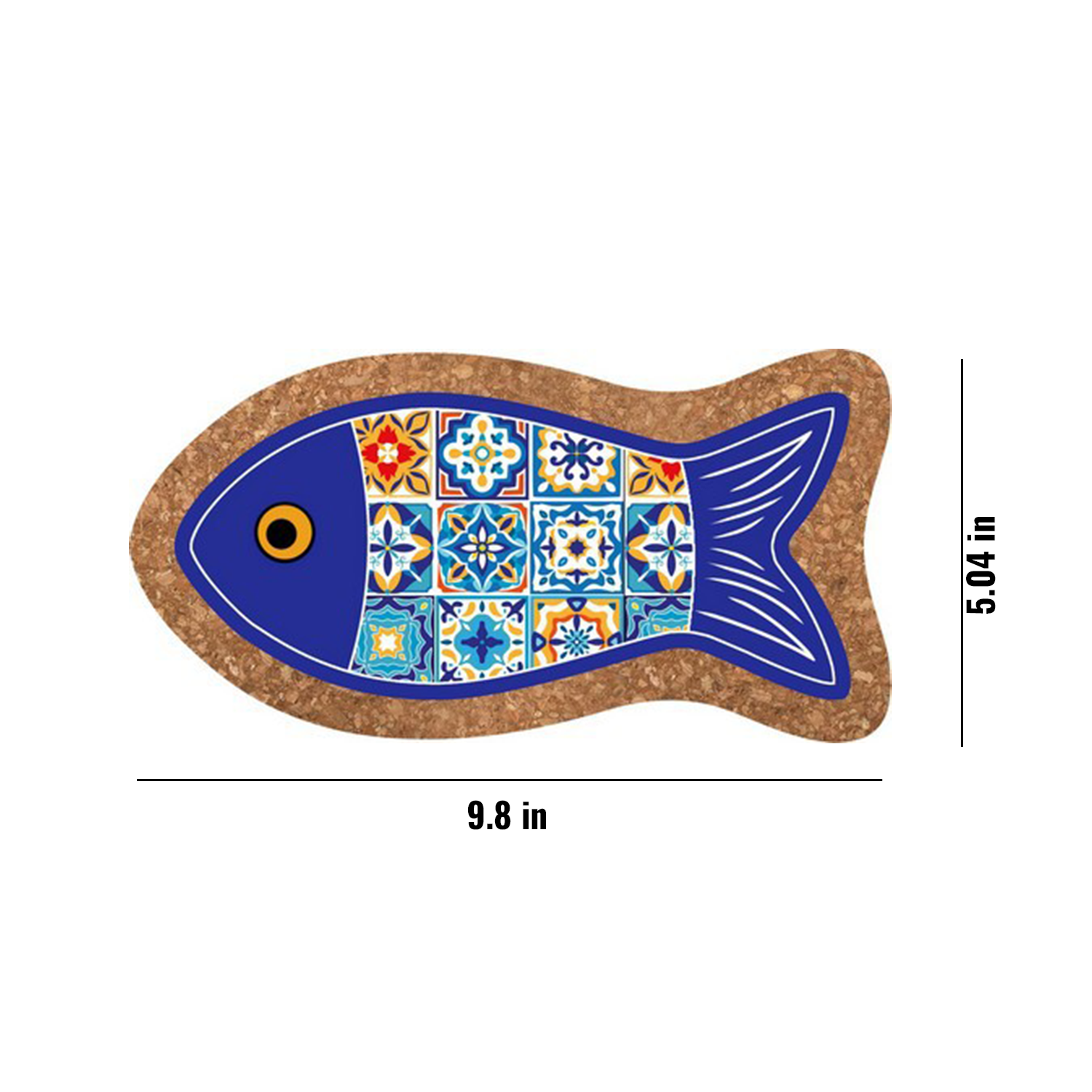 Fish Cork Coaster 2
