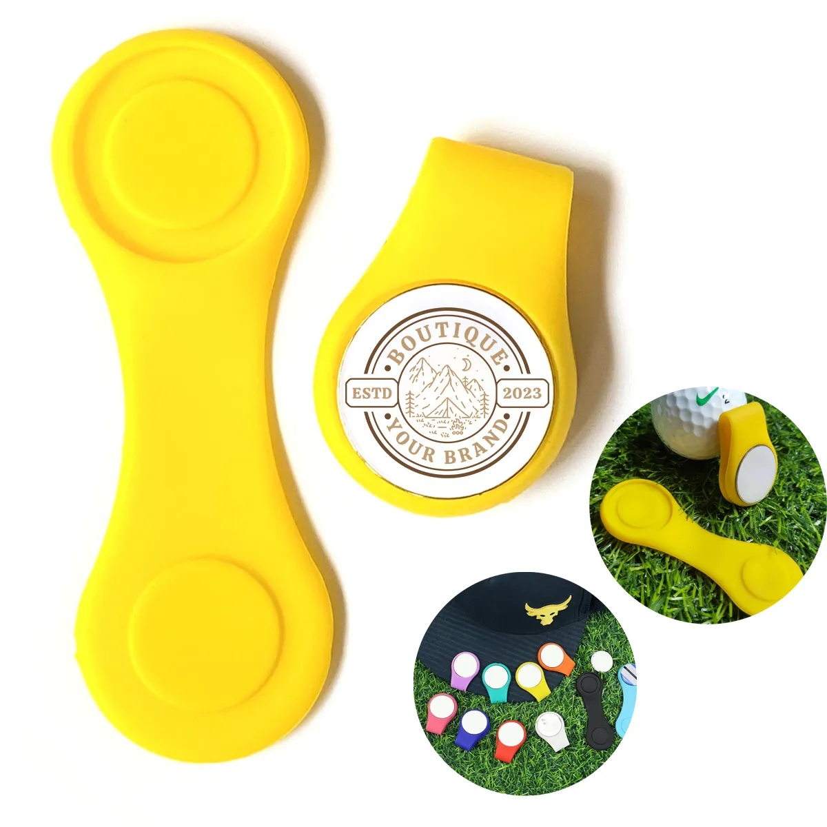 Silicone Magnetic Golf Hat Clip Ball Stand Accessories 1