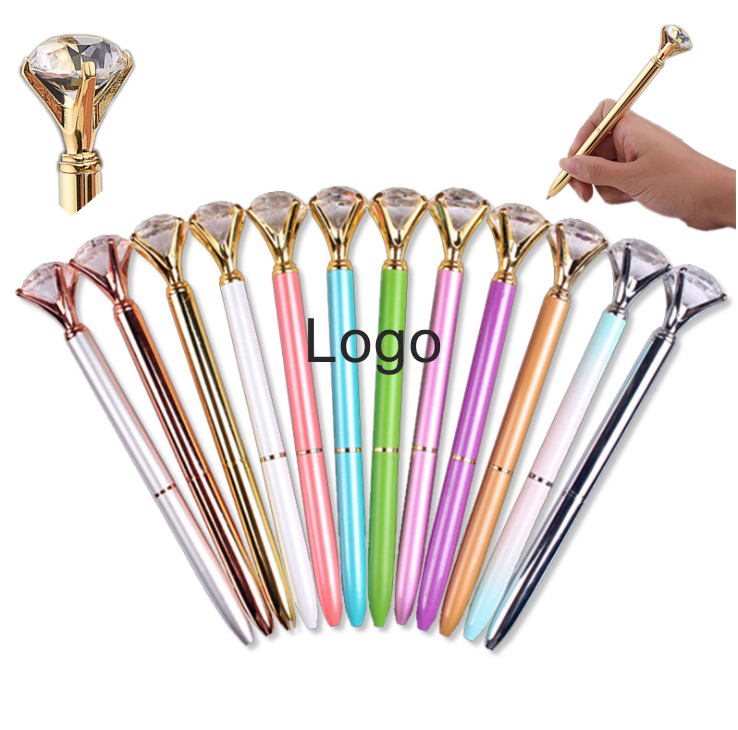 Big Crystal Diamond Ballpoint Pen 1