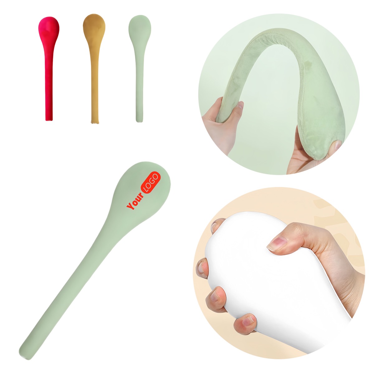 TPU Solid Color Extended Massage Hammer 3