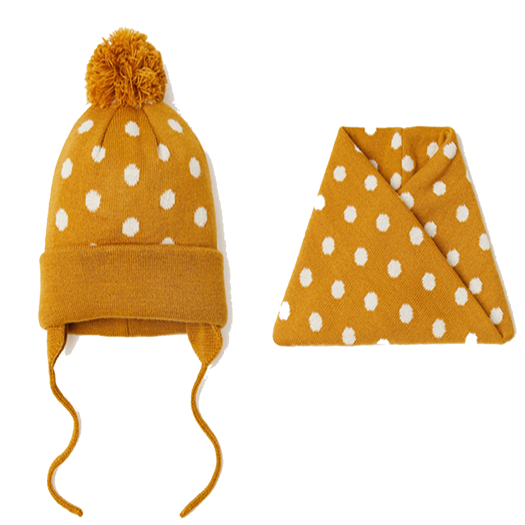 Winter Warm Knitted Baby Hat Scarf Set 5