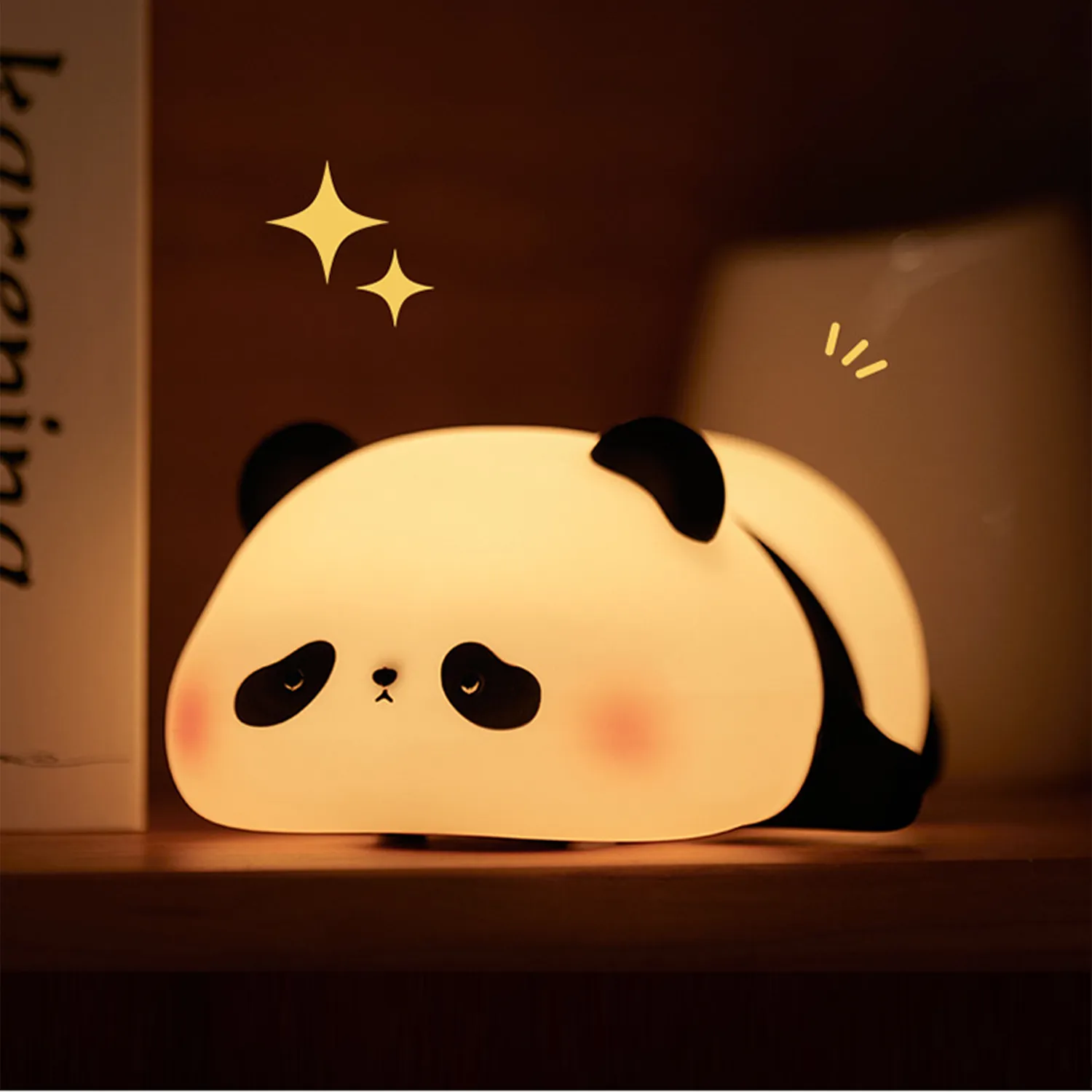 Cute Panda LED Squishy Novelty Animal Night Lamp 4
