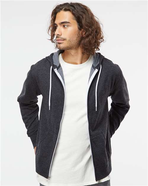 Unisex Lightweight Full-Zip Hooded Sweatshirt - AFX90UNZ 43