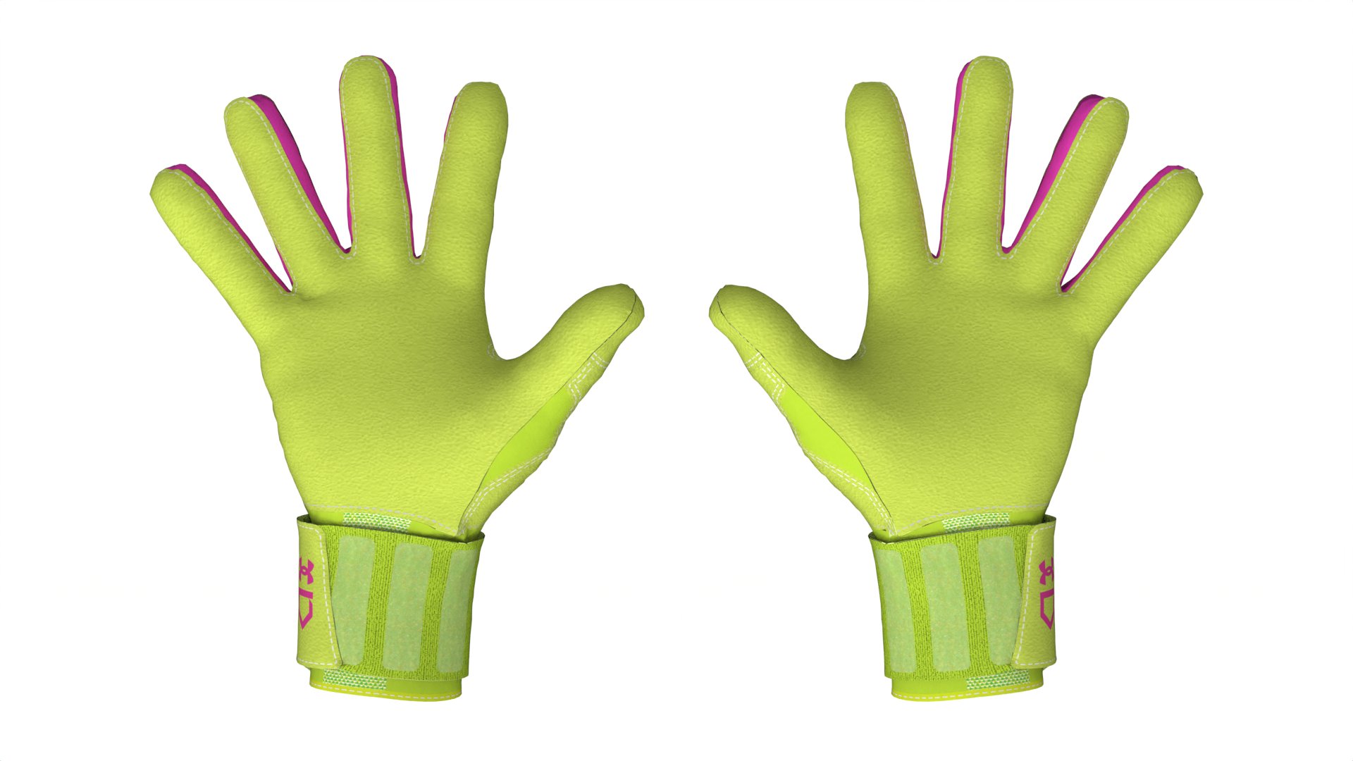 UA Yard 10 Long Cuff Men's Batting Gloves 2