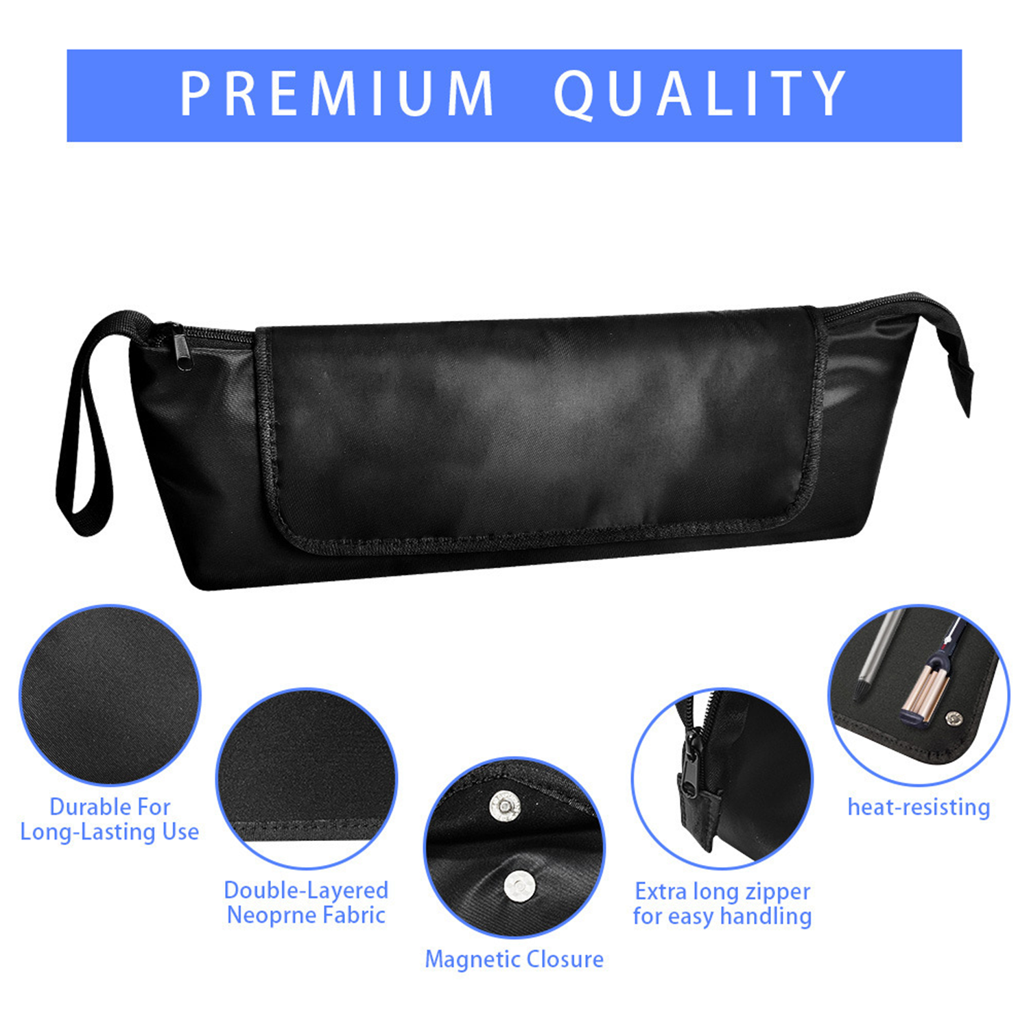 Curling Wand Hair Dryer Bag 3