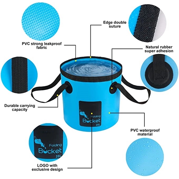 Collapsible Bucket Camping Water Storage 3