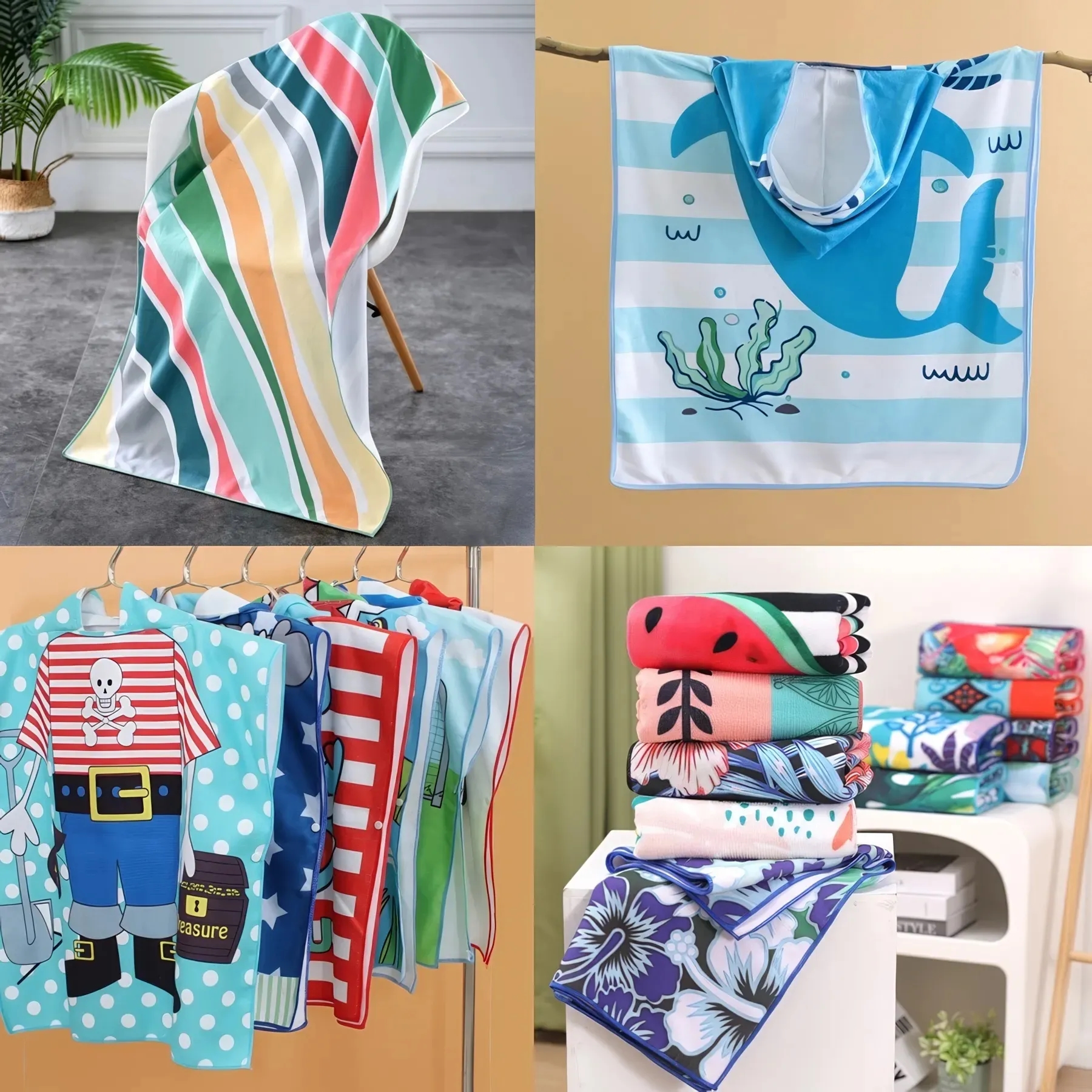 Childrens Bathrobe Bath Towel 5