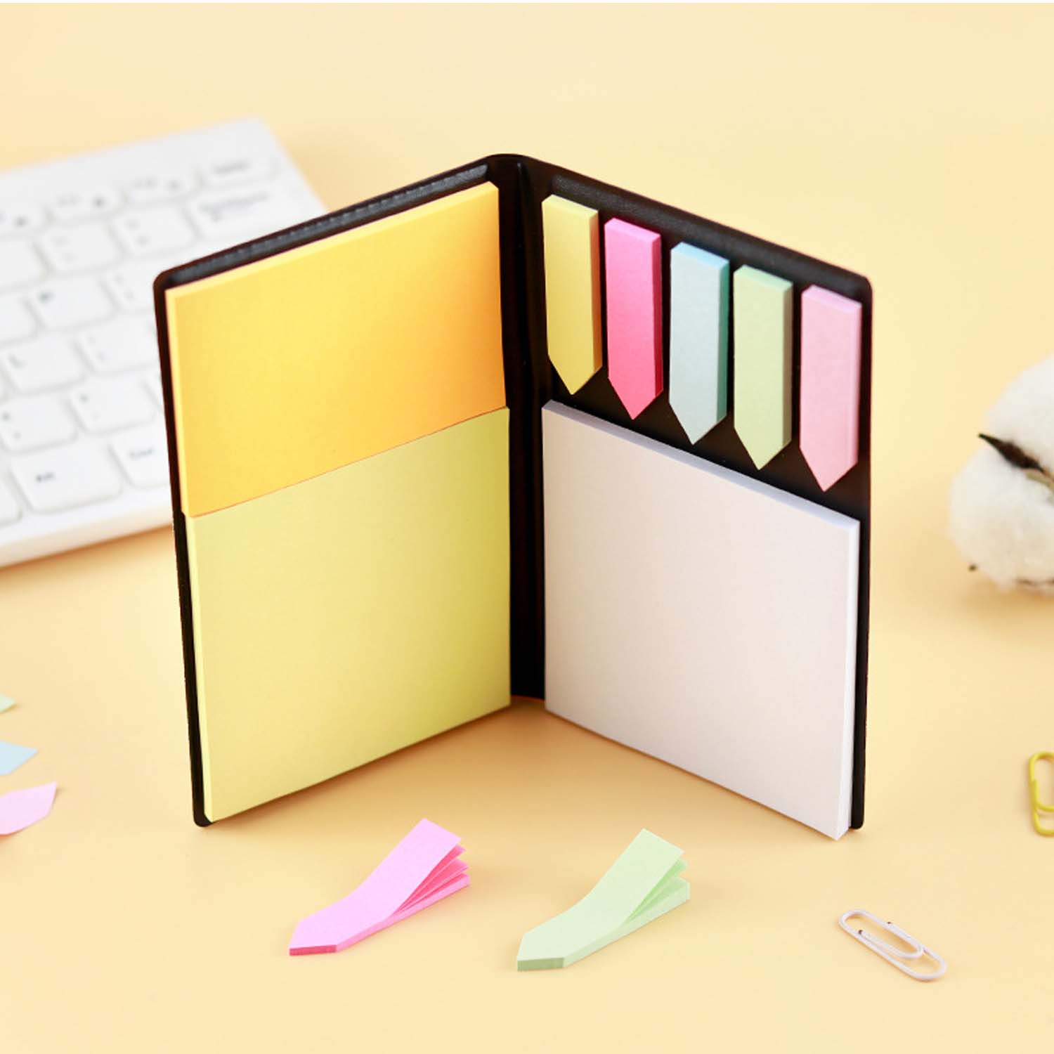 White Cover Combination Sticky Notes Book 4