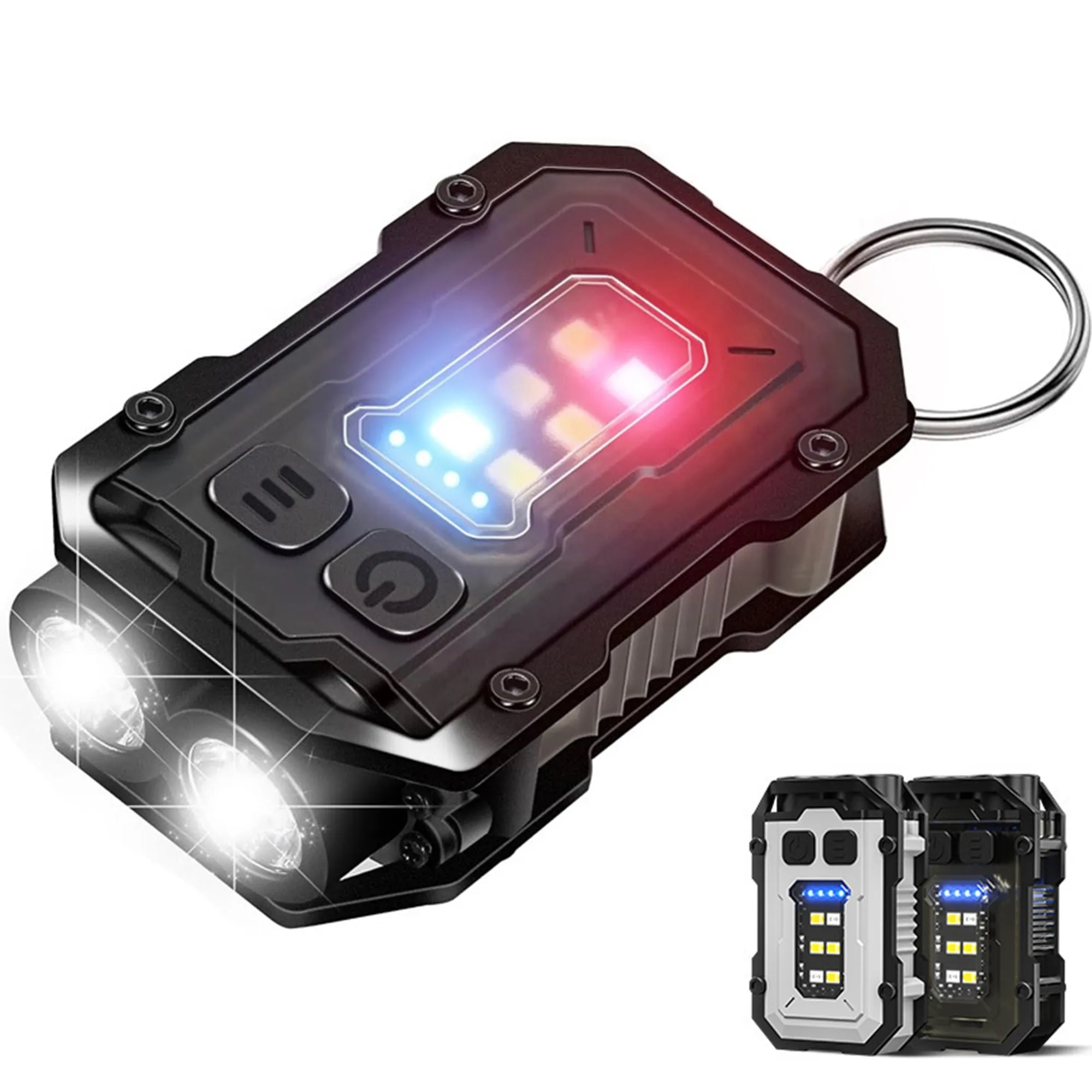 Mini Keychain Flashlight with Clip 4
