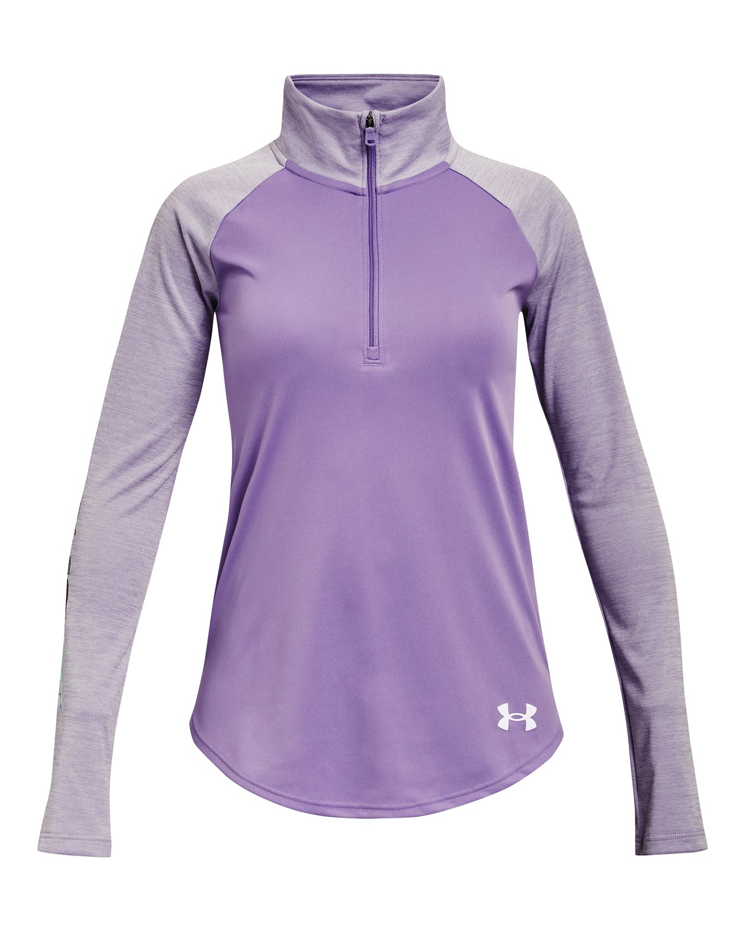 UA Tech Graphic Girls' Zip 8