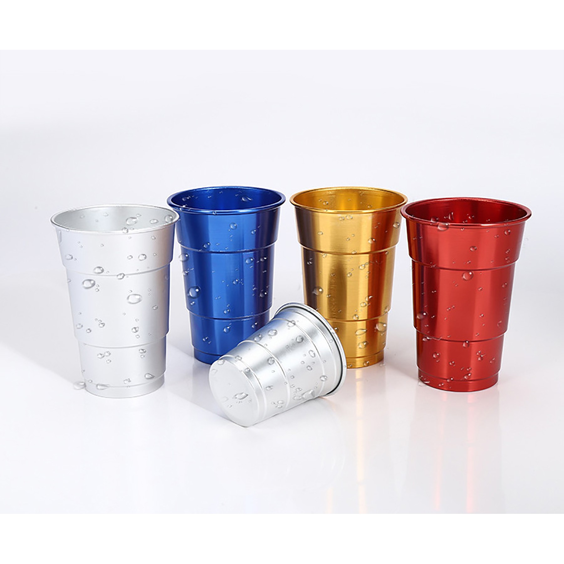 16Oz Aluminum Reusable Stadium Party Beer Cup 2