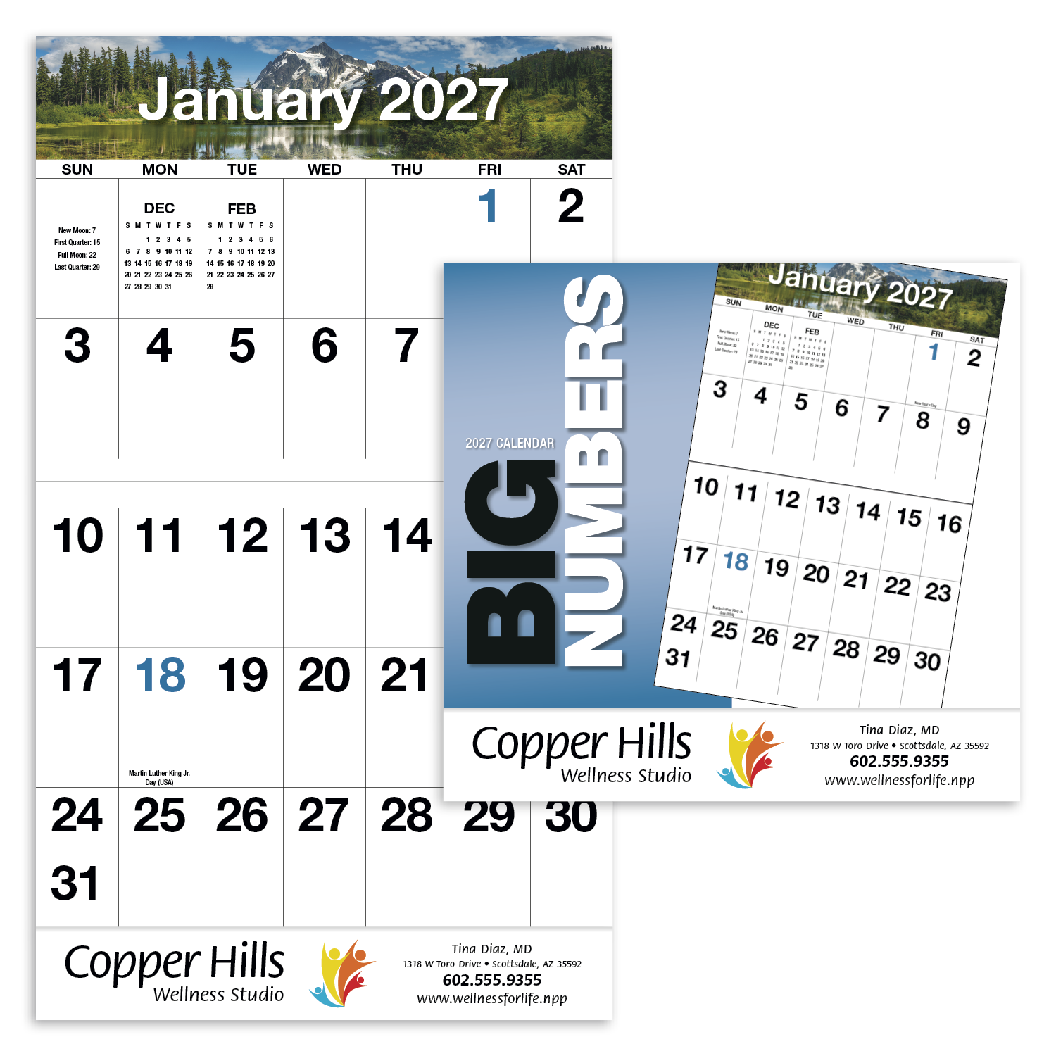 HotLine® Products Big Numbers Appointment Calendar - Stapled 66