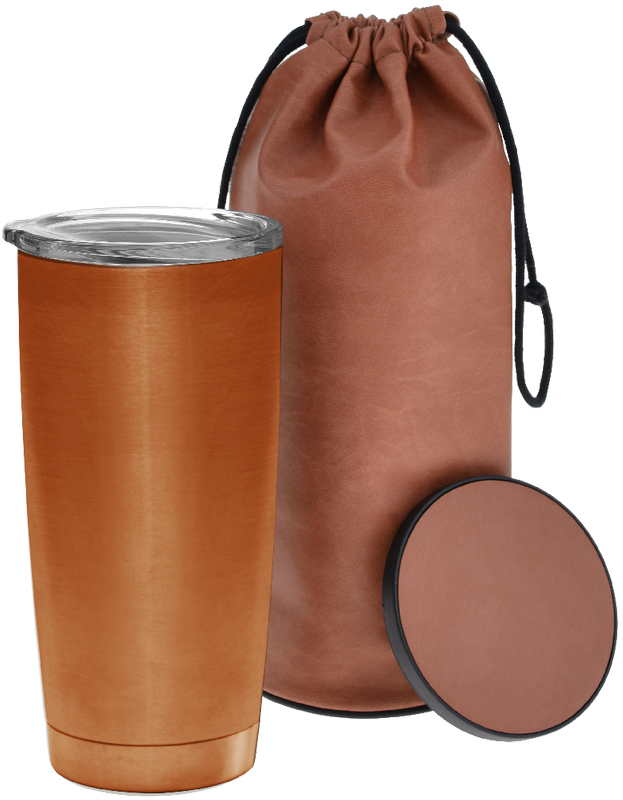 20 oz. Lasered Infinity Tumbler and Coaster Set 5