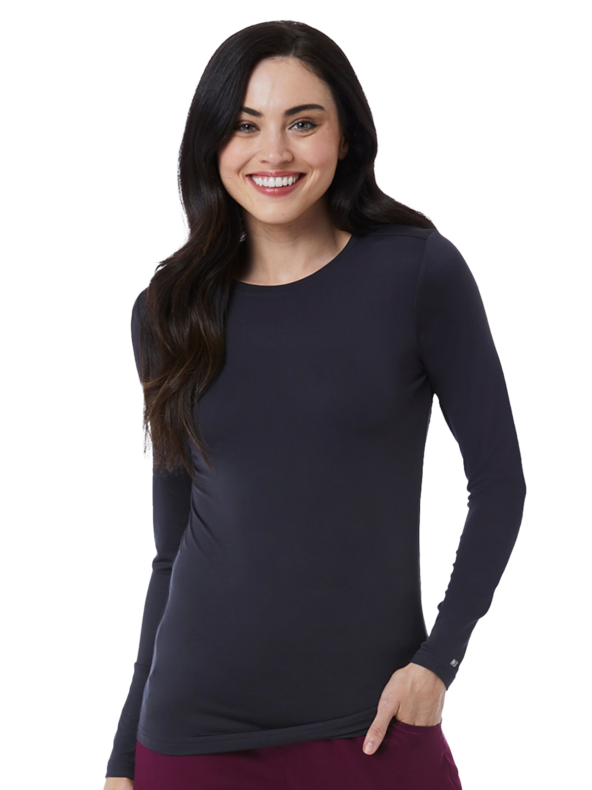 ScrubJoy Originals - Women's Long Sleeve Underscrub Tee 1