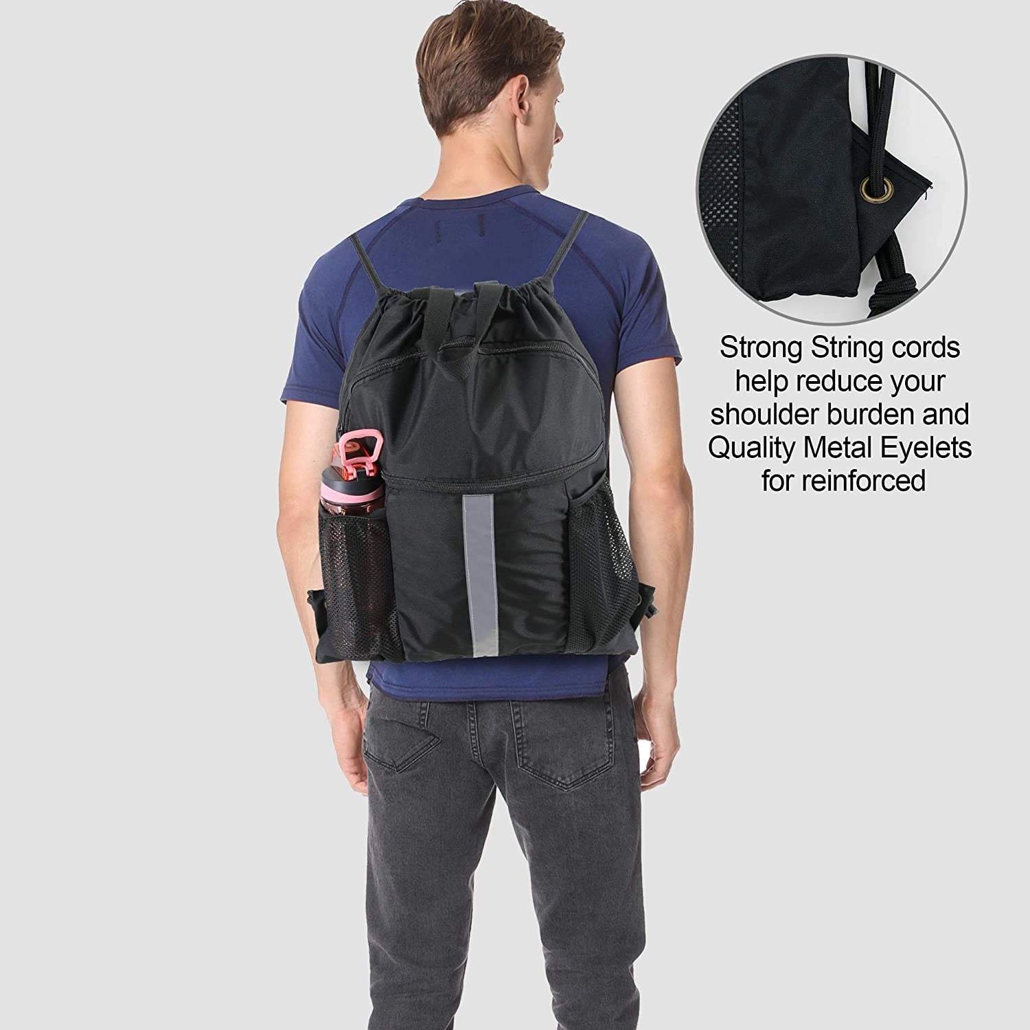 Greystone String Backpack 1