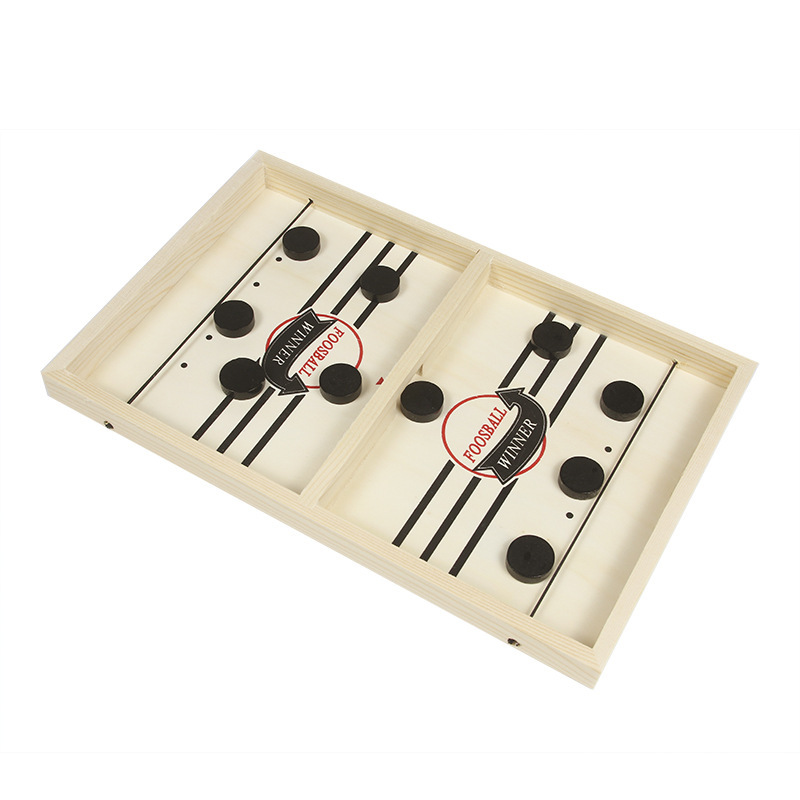 Dropshipping Wooden Montessori Toy Children Shoot Chess Tabl 1