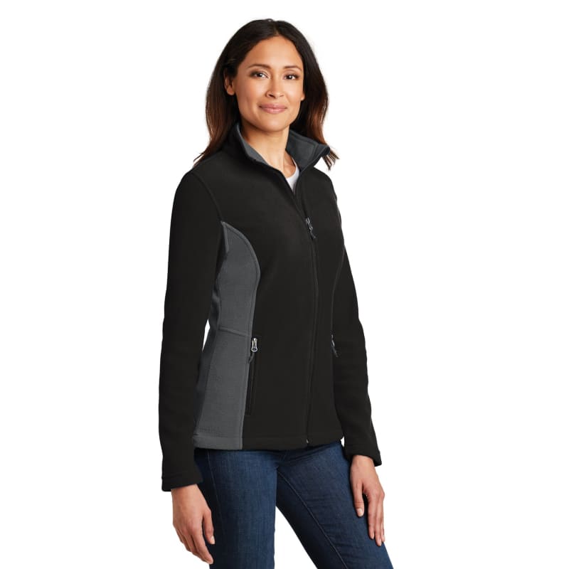 Port Authority Women's Colorblock Value Fleece Jacket. 4